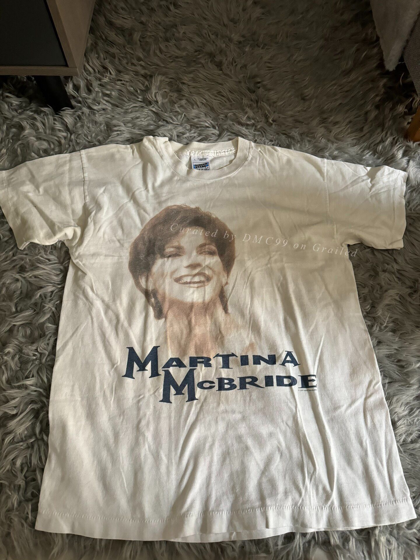 Vintage Vintage 90s Martina McBride Wild Angels Tee Size L / US 10 / IT 46 - 1 Thumbnail