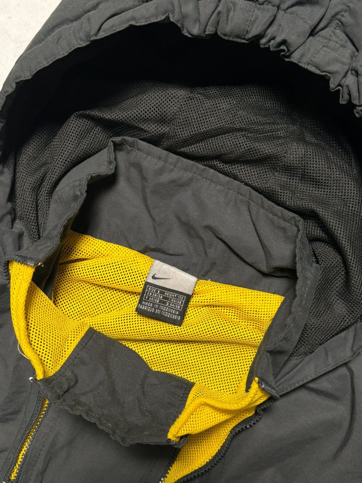 Nike × Vintage 00s Nike Vintage Center Swoosh Oversize Anorak Hooded Jacket Size US S / EU 44-46 / 1 - 6 Thumbnail
