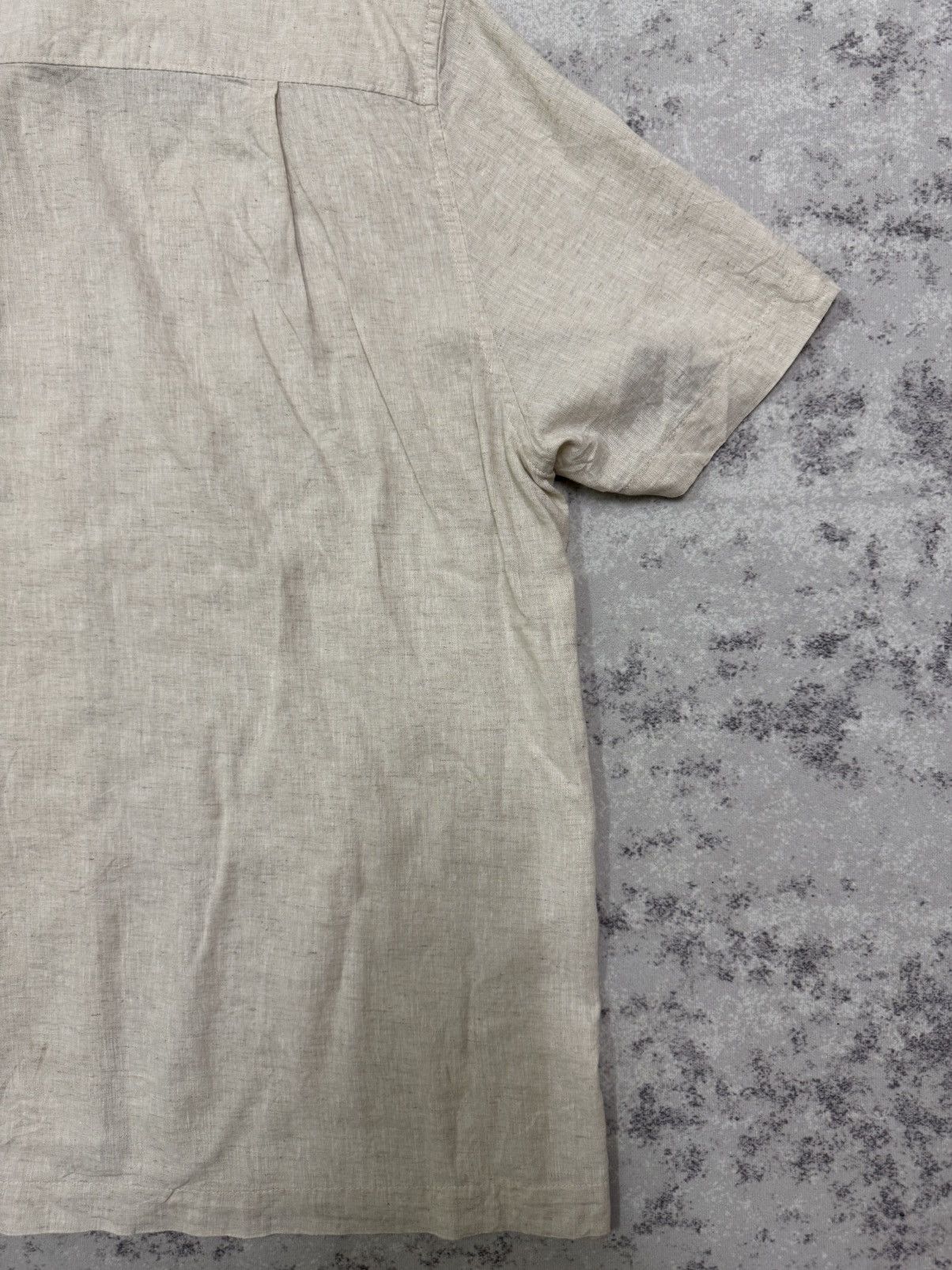 H&M H&M Open Colar Button Up Linen Shirt Size US L / EU 52-54 / 3 - 14 Thumbnail