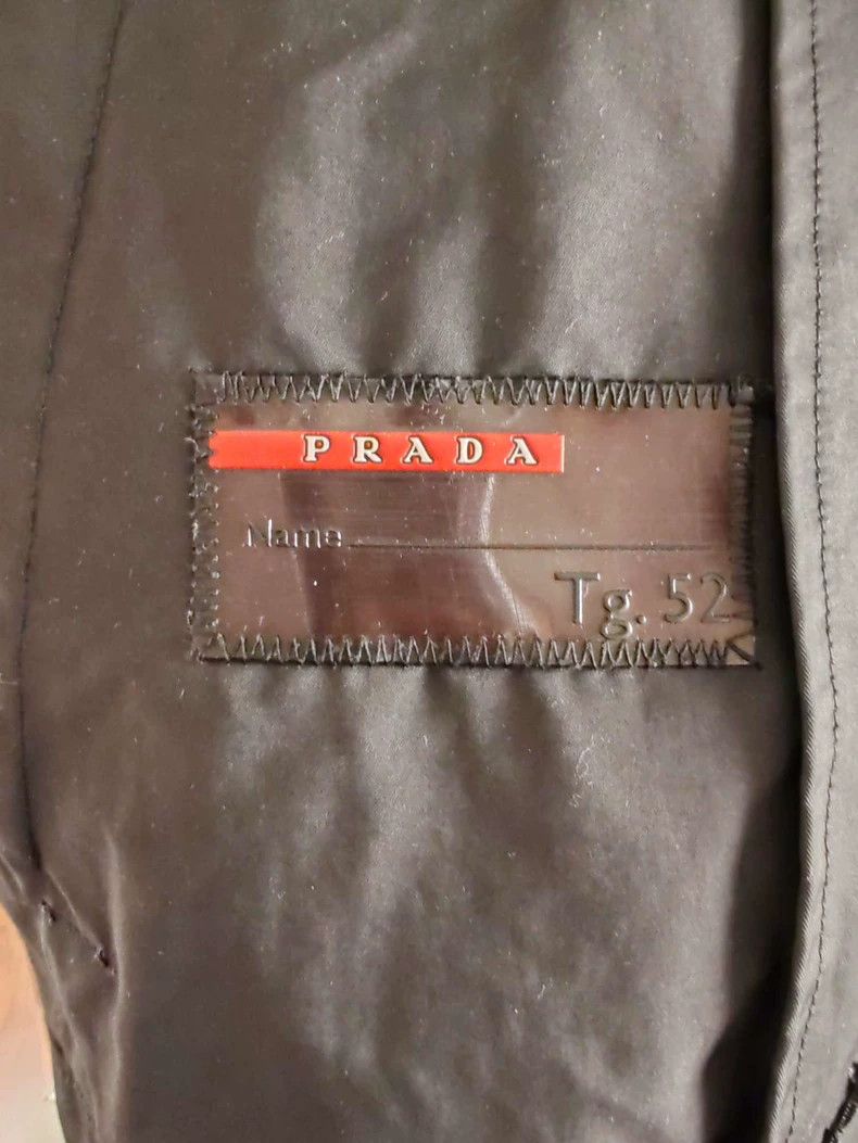 Prada PradaHard-shell workwear black samurai jacket 2503-Nextarro Size US L / EU 52-54 / 3 - 5 Thumbnail