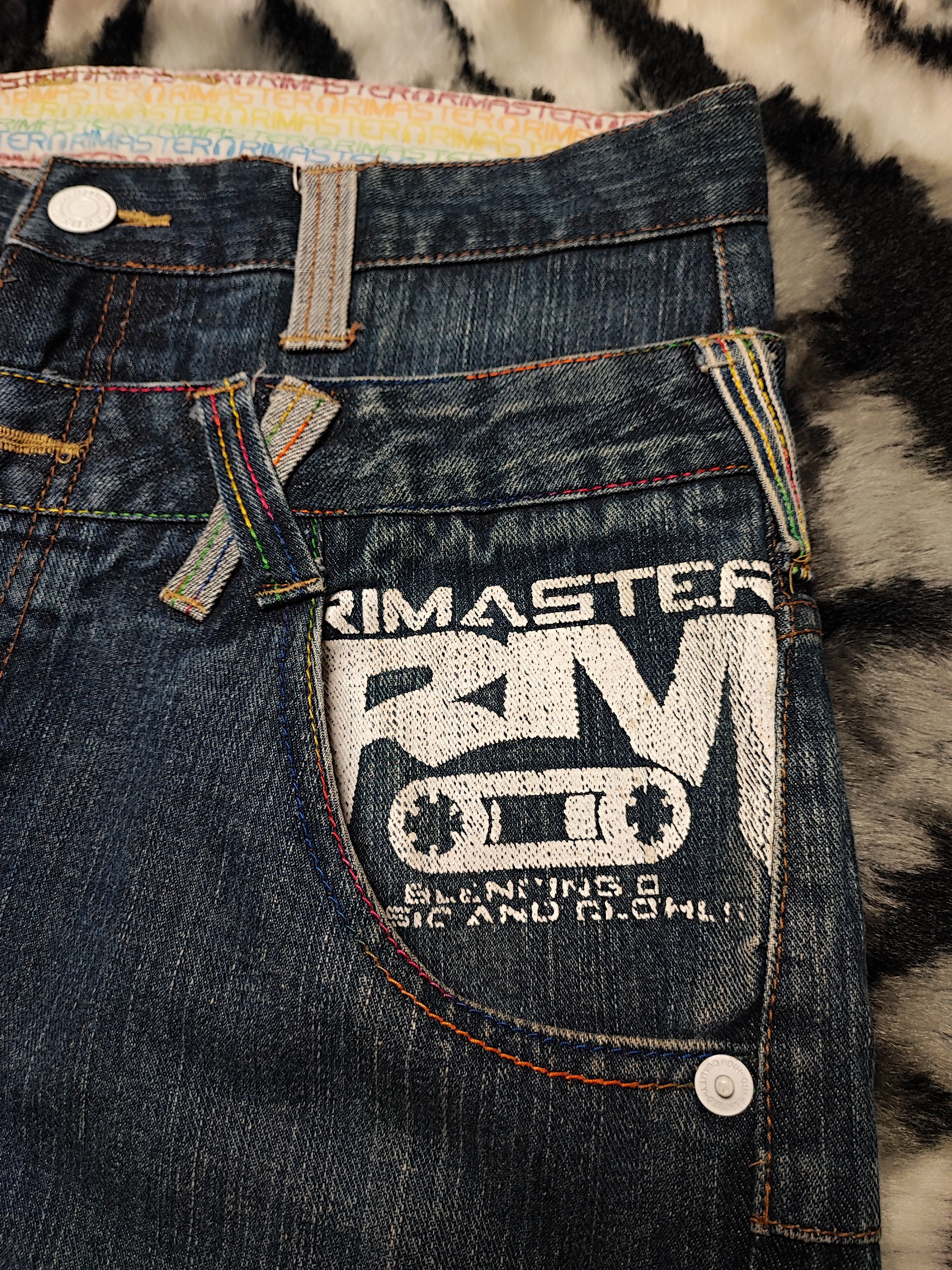 Japanese Brand × Vintage Rimaster Grunge Distressed Denim Jeans Size US 32 / EU 48 - 5 Thumbnail