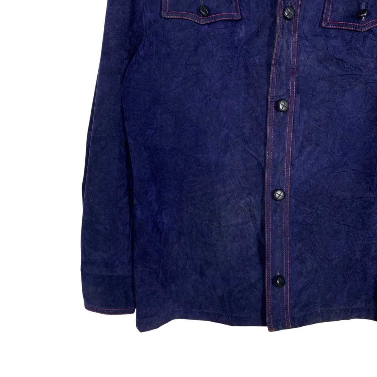Japanese Brand BRAD WHITNEY Purple Suede Leather Jacket #1833-C79 Size US M / EU 48-50 / 2 - 3 Thumbnail