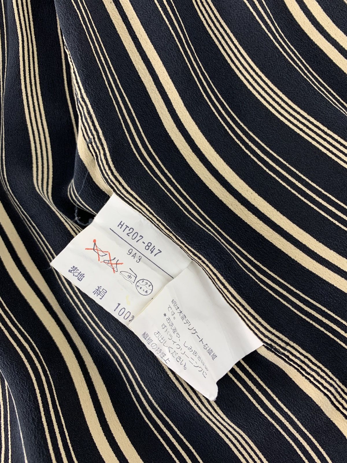 Yves Saint Laurent Yves Saint Lauren Chemisier Striped Blouse Button Up Shirt Size M / US 6-8 / IT 42-44 - 8 Thumbnail