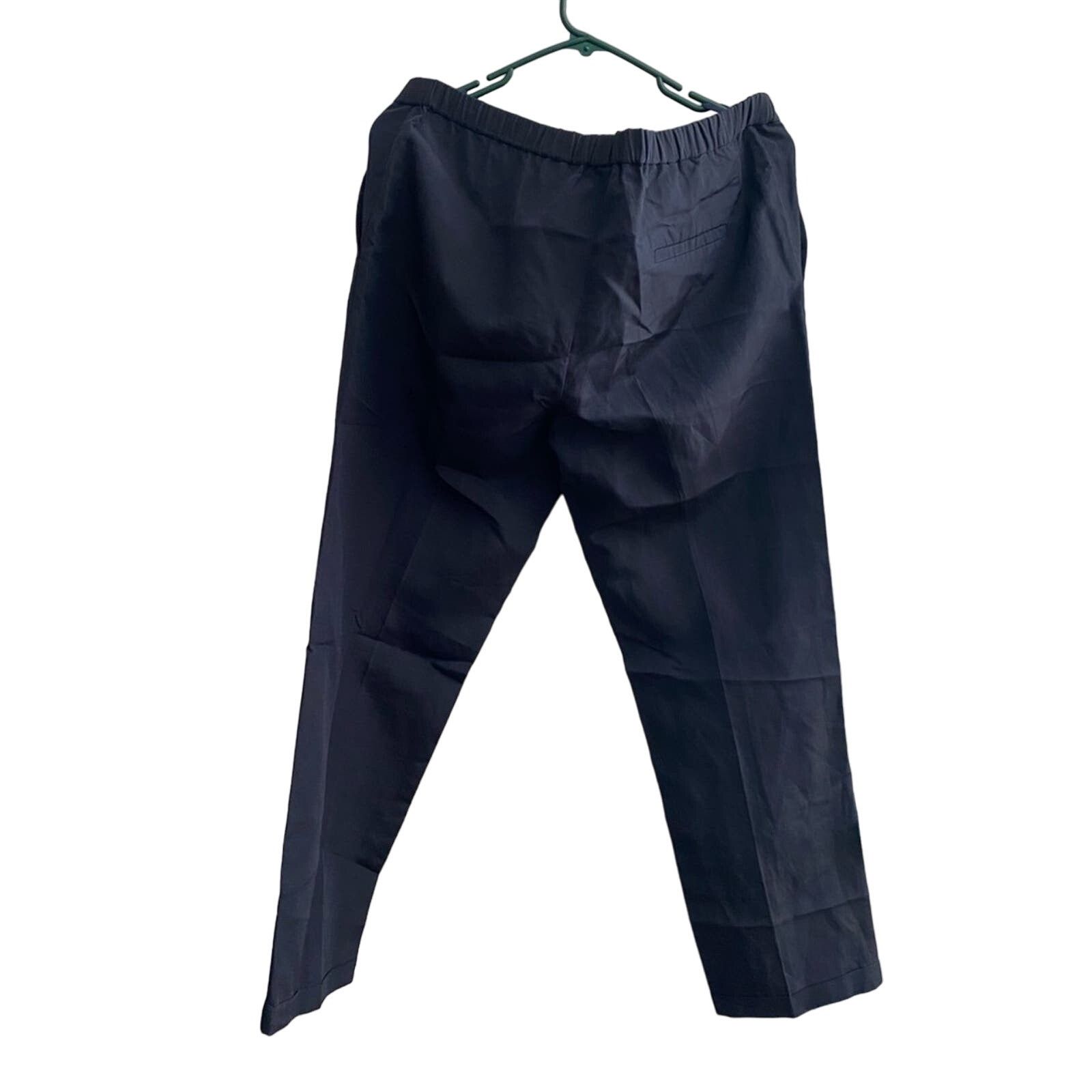 Other Alberto Biani blue stretch fabric press crease trousers 44 Size 28" / US 6 / IT 42 - 2 Thumbnail