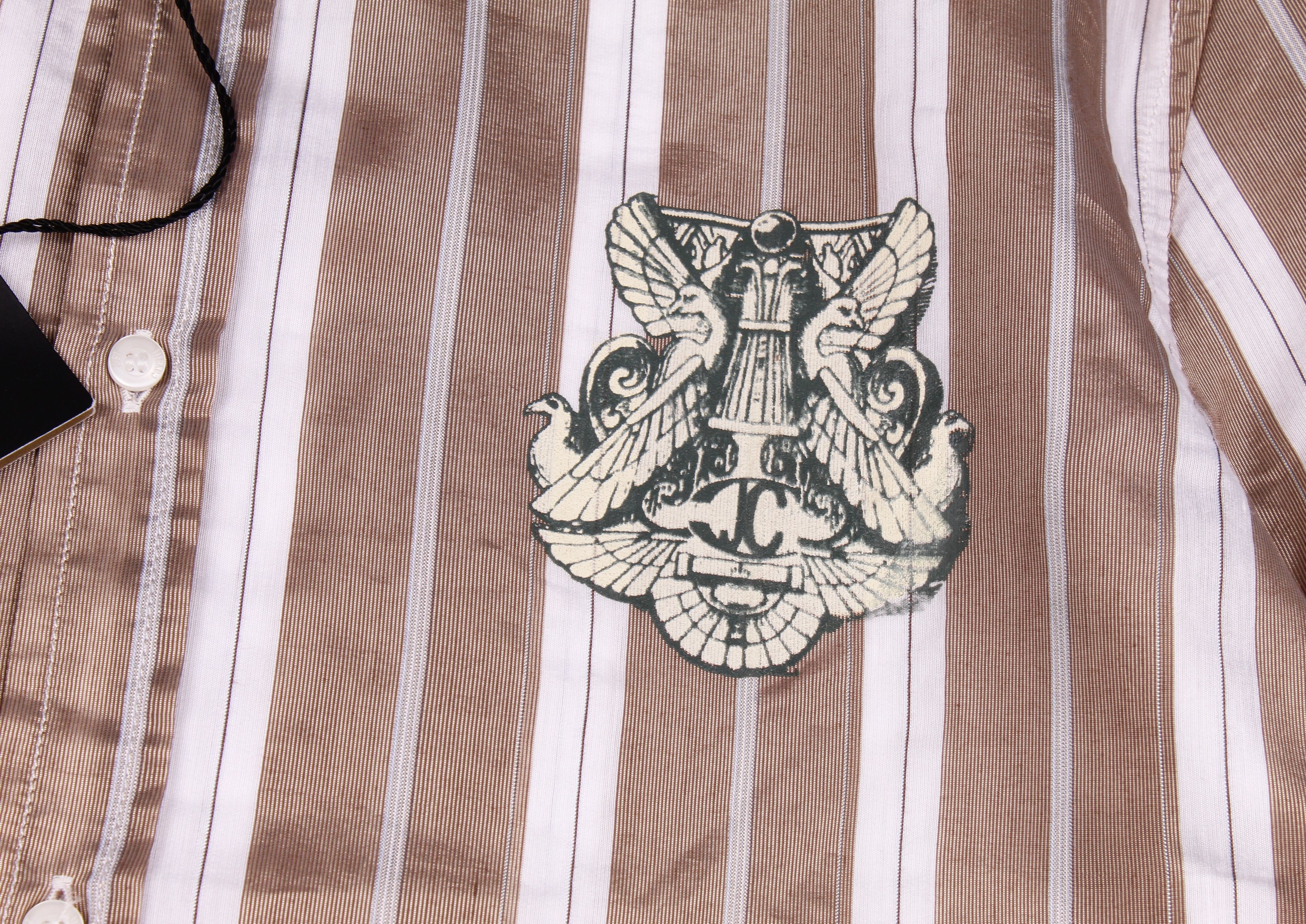 Just Cavalli Vintage Just Cavalli Striped Long Sleeve Shirt Size US L / EU 52-54 / 3 - 4 Thumbnail