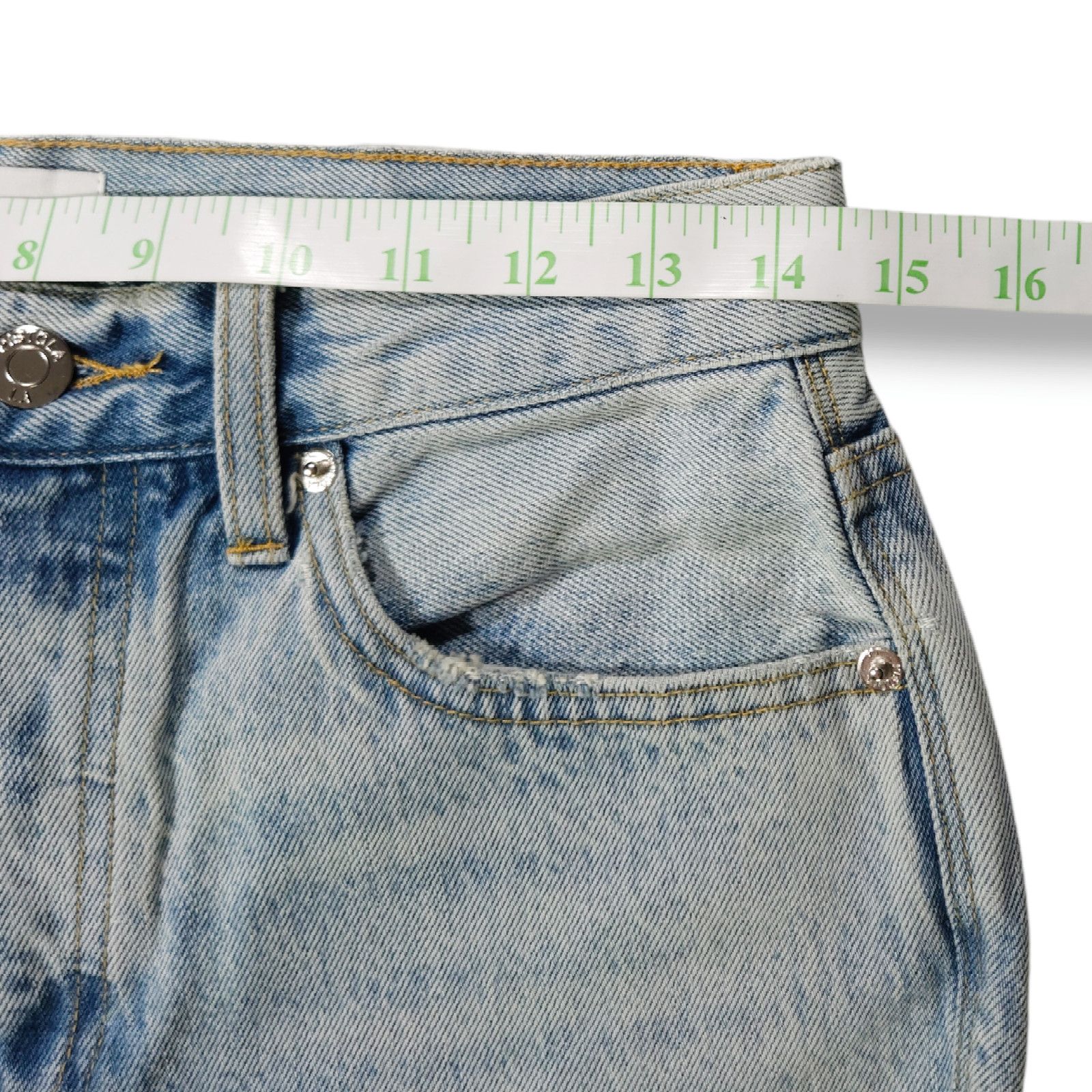Pistola NWOT Pistola Charlie Button Fly Straight Jeans Sz. 26x27 Size 26" / US 2 / IT 38 - 8 Thumbnail