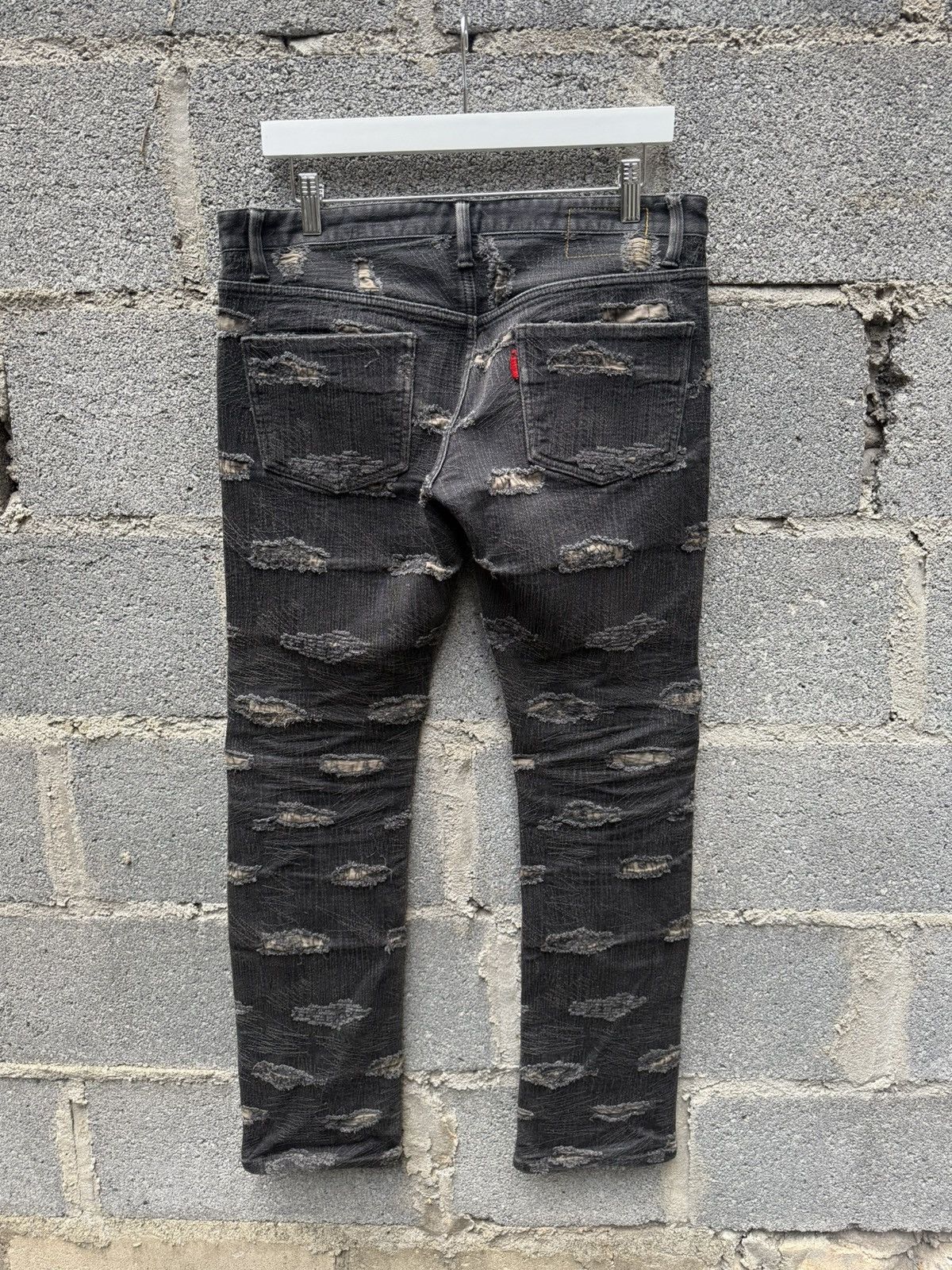 Sasquatchfabrix Sasquatchfabrix Boro Repair Stitch Denim Size US 30 / EU 46 - 2 Thumbnail