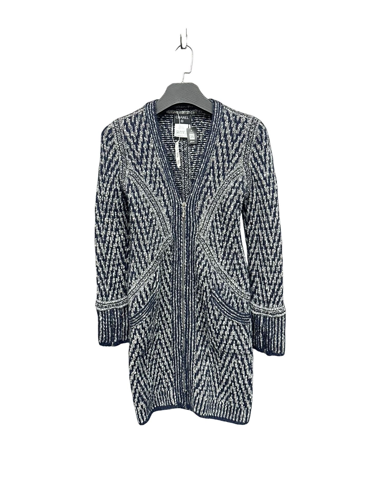 Chanel Chanel Geometric Zip Knit Cardigan 36 Size XS / US 0-2 / IT 36-38 - 1 Thumbnail