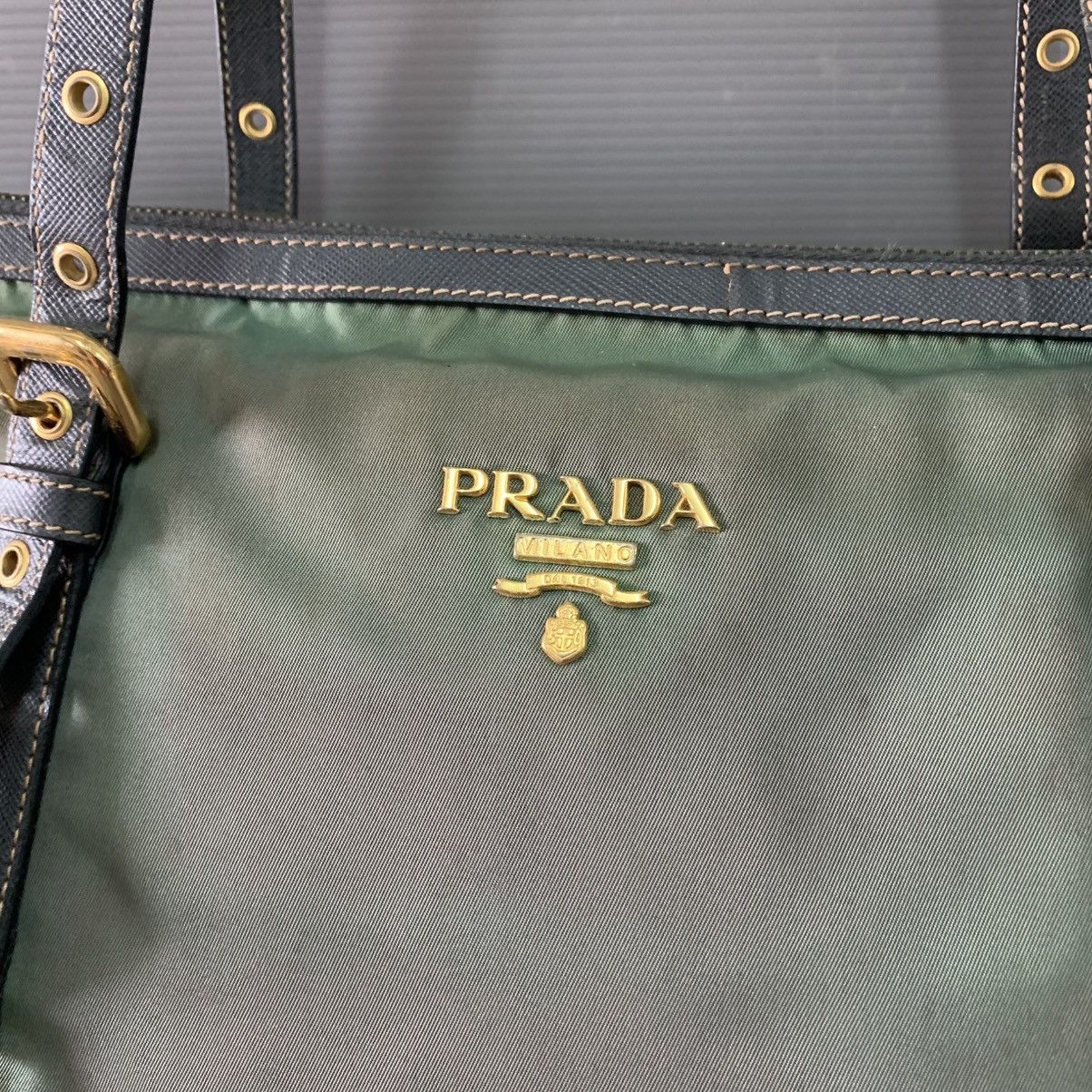 Prada Prada Nylon Tote Handbag Size ONE SIZE - 5 Thumbnail