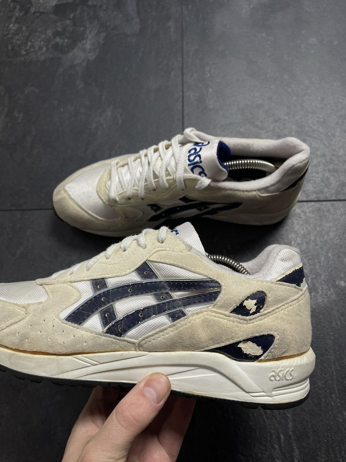 Asics Vintage 90s ASICS Gel Trainer Shoes Sneakers Hype Y2k Size US 7 / EU 40 - 9 Thumbnail