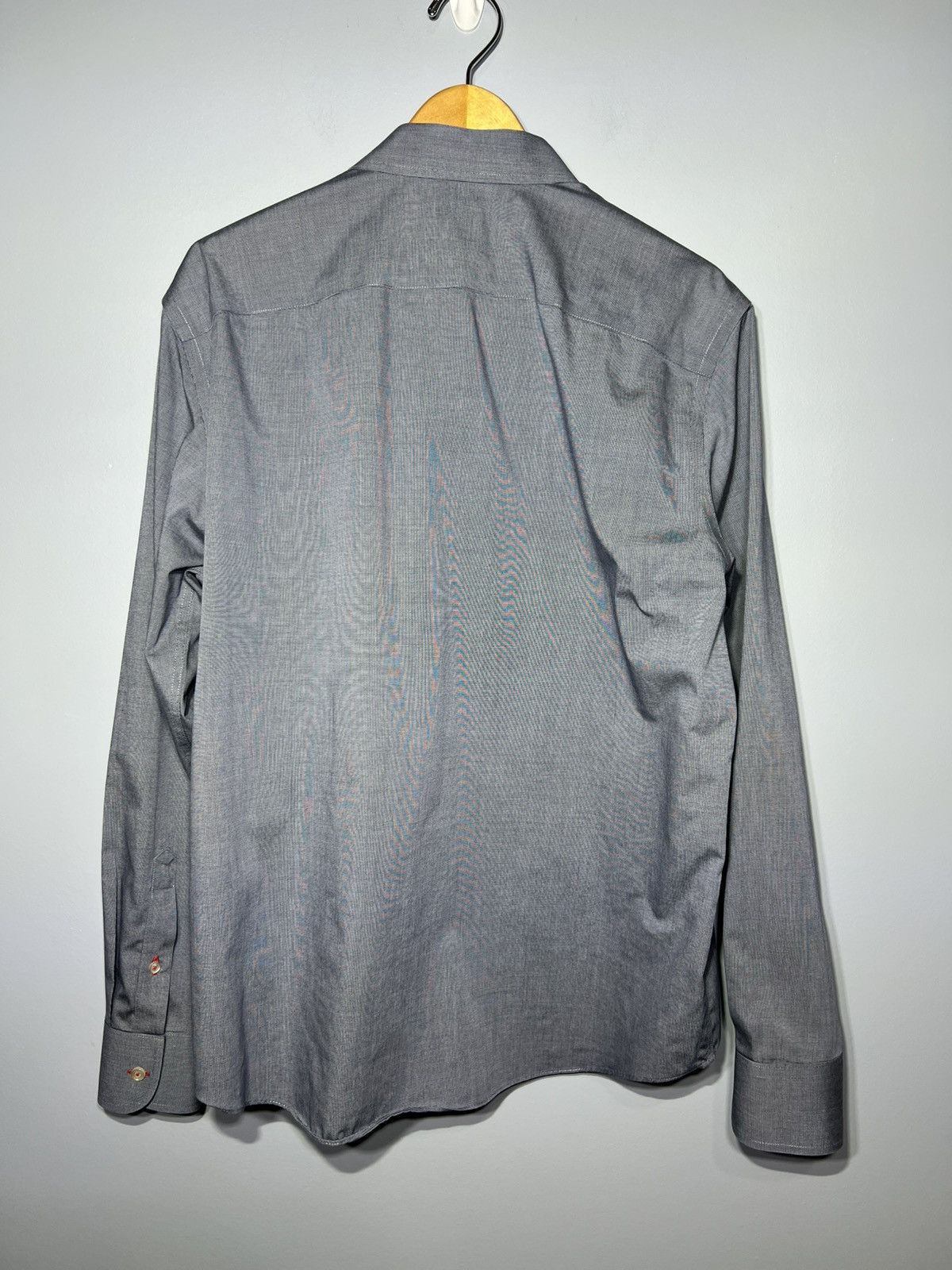 UNTUCKit UNTUCKIT Shirt Mens L Pio Cesare Wrinkle Free Button Up Gray Size US L / EU 52-54 / 3 - 4 Thumbnail