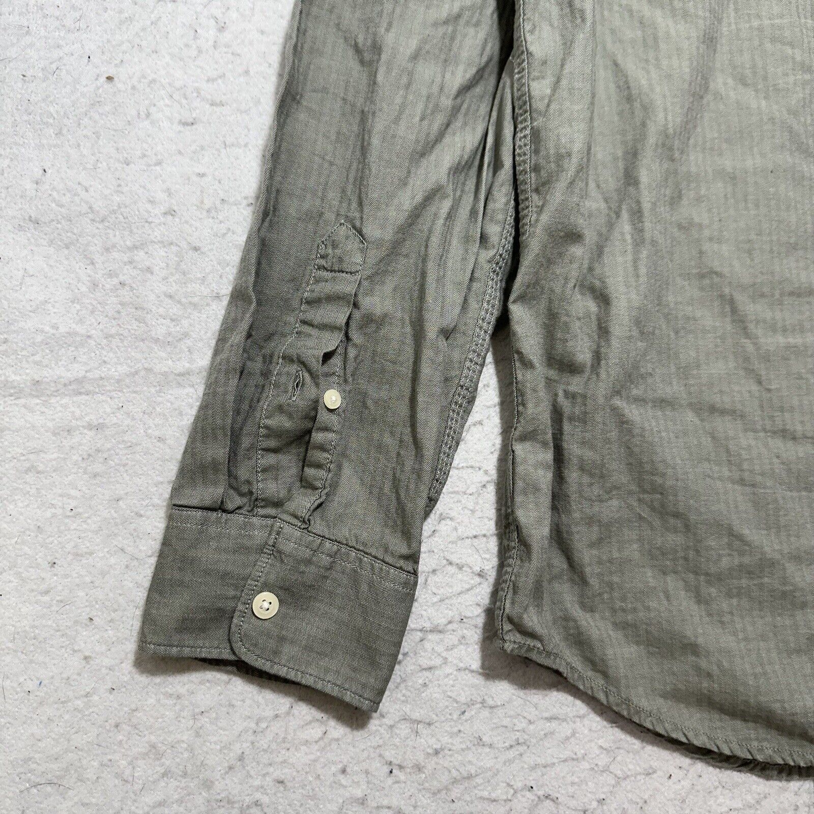 Gap GAP Large Green Classic Fit Button Down Shirt 100% Cotton Size US L / EU 52-54 / 3 - 8 Thumbnail