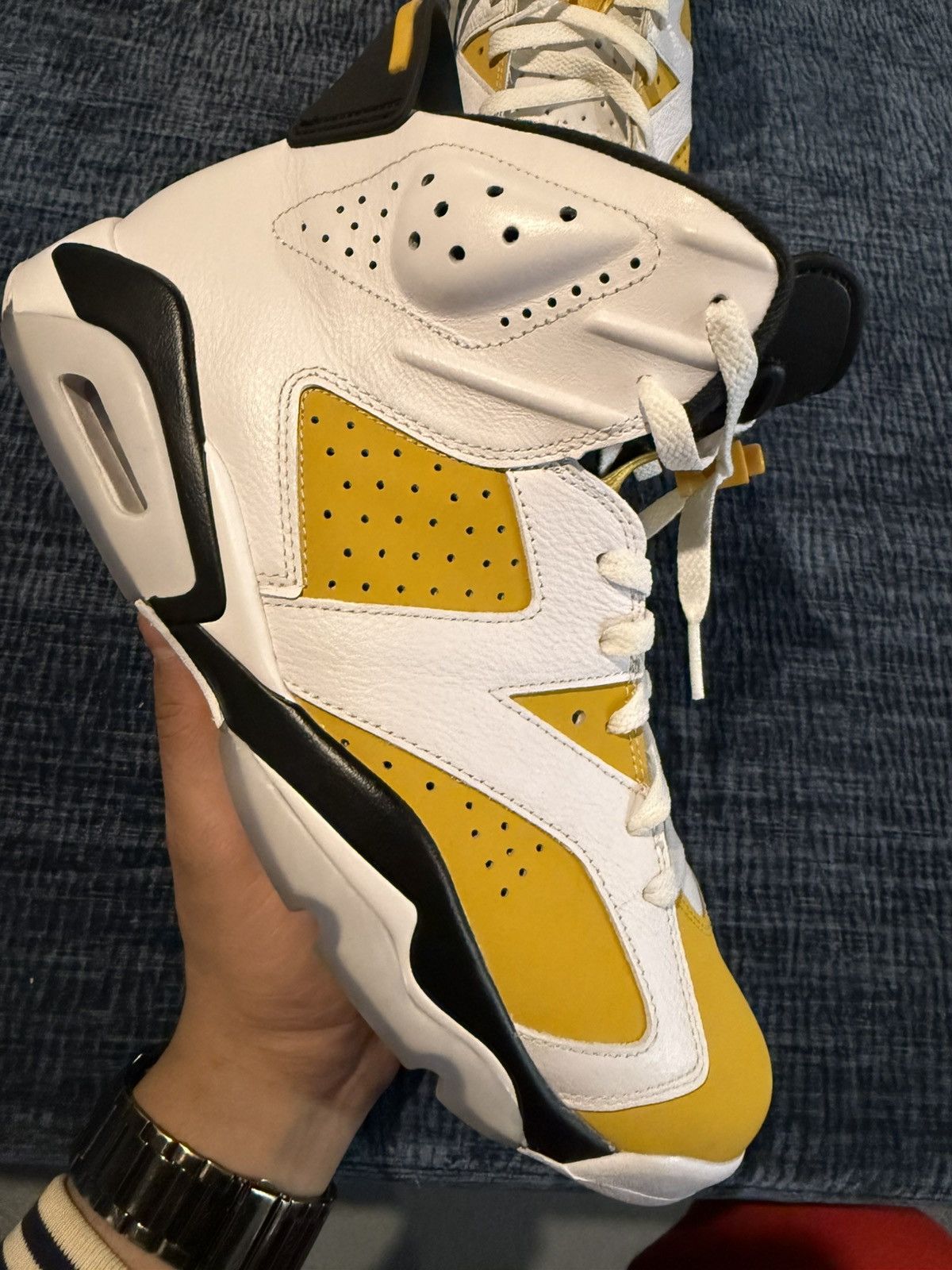 Jordan Brand 🔥 Air Jordan 6 “Yellow Ochre” – Size 13 🔥 Size US 13 / EU 46 - 4 Thumbnail