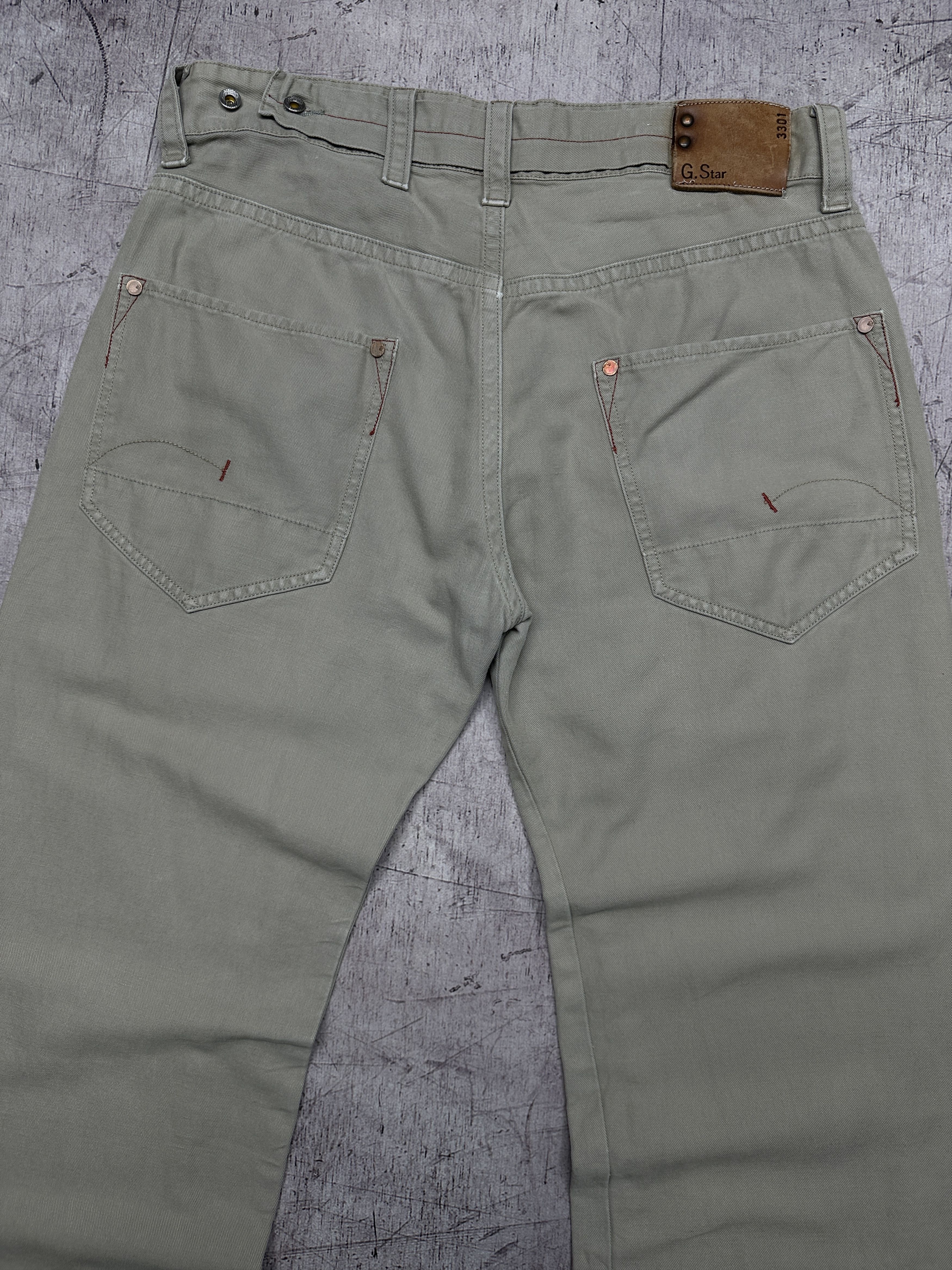 G-Star G Star Raw Mens LINEN Radar Loose Pants Jeans Size US 33 - 6 Thumbnail
