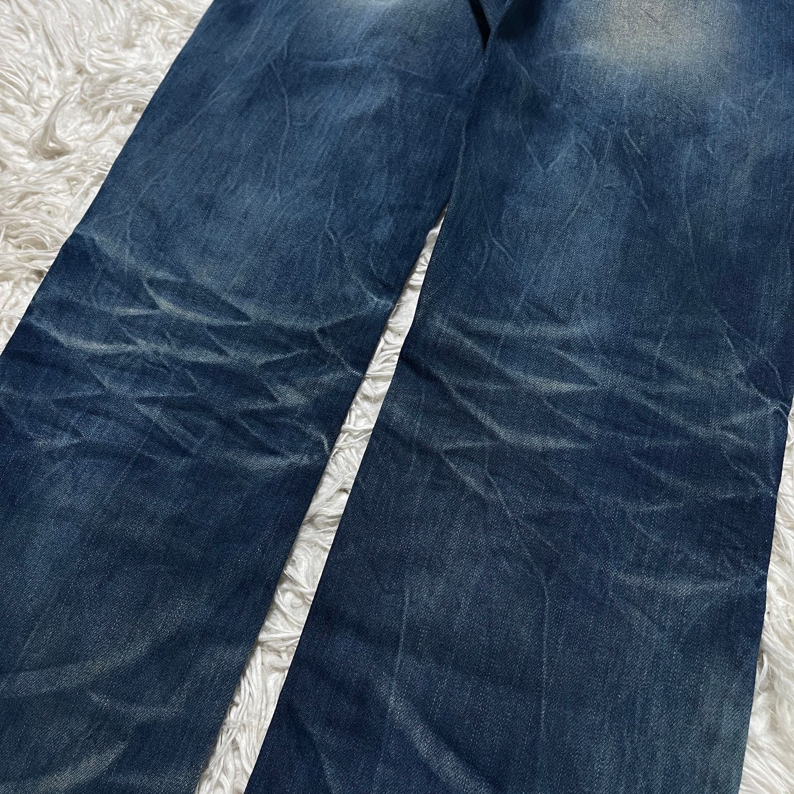 Hysteric Glamour × Japanese Brand × Vintage Vintage Japanese Brand Faded Wash Low-rise Denim Jeans Blue Size 32" / US 10 / IT 46 - 6 Thumbnail