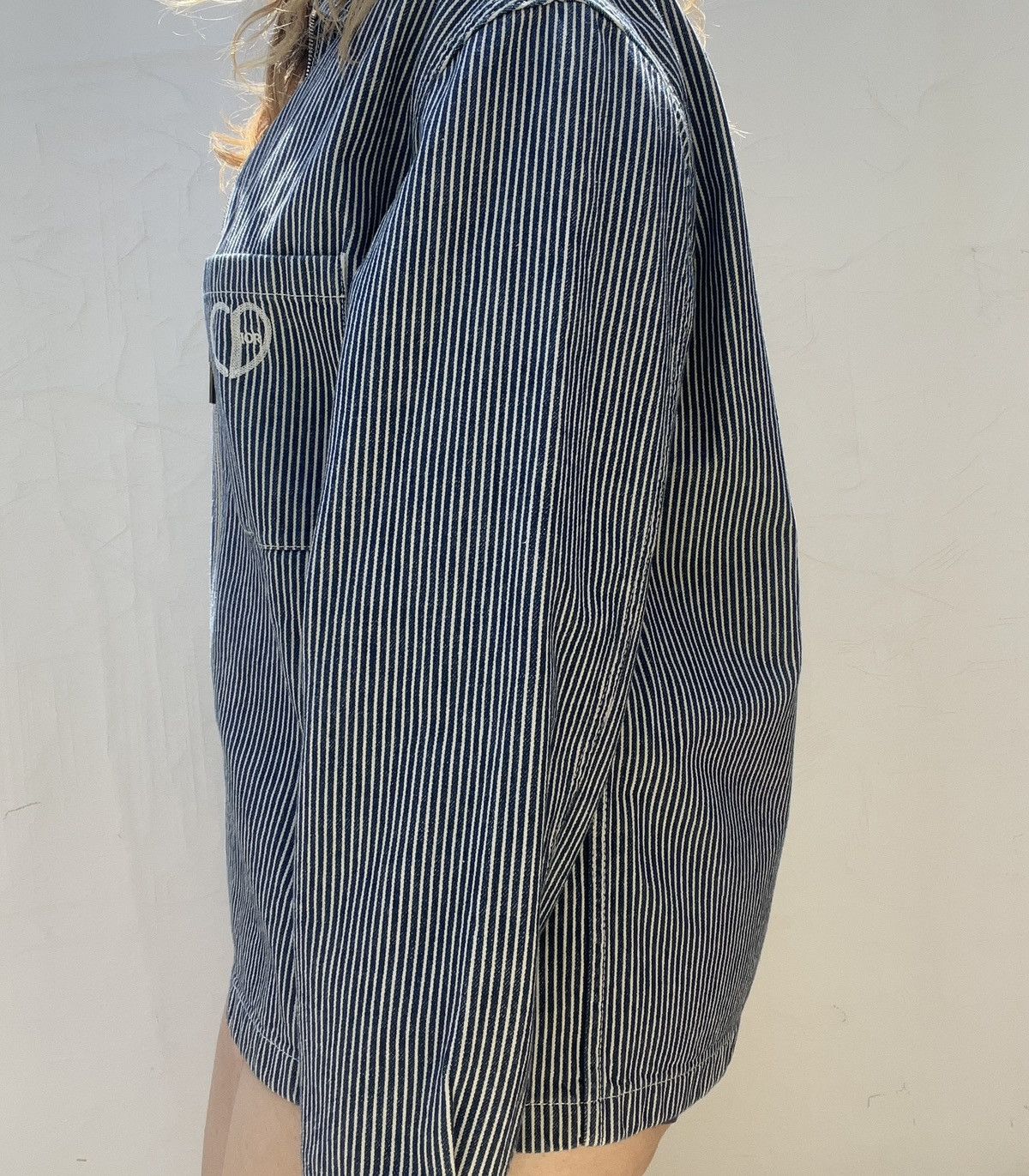 Dior Dior heart pinstripe jacket Size US L / EU 52-54 / 3 - 5 Thumbnail