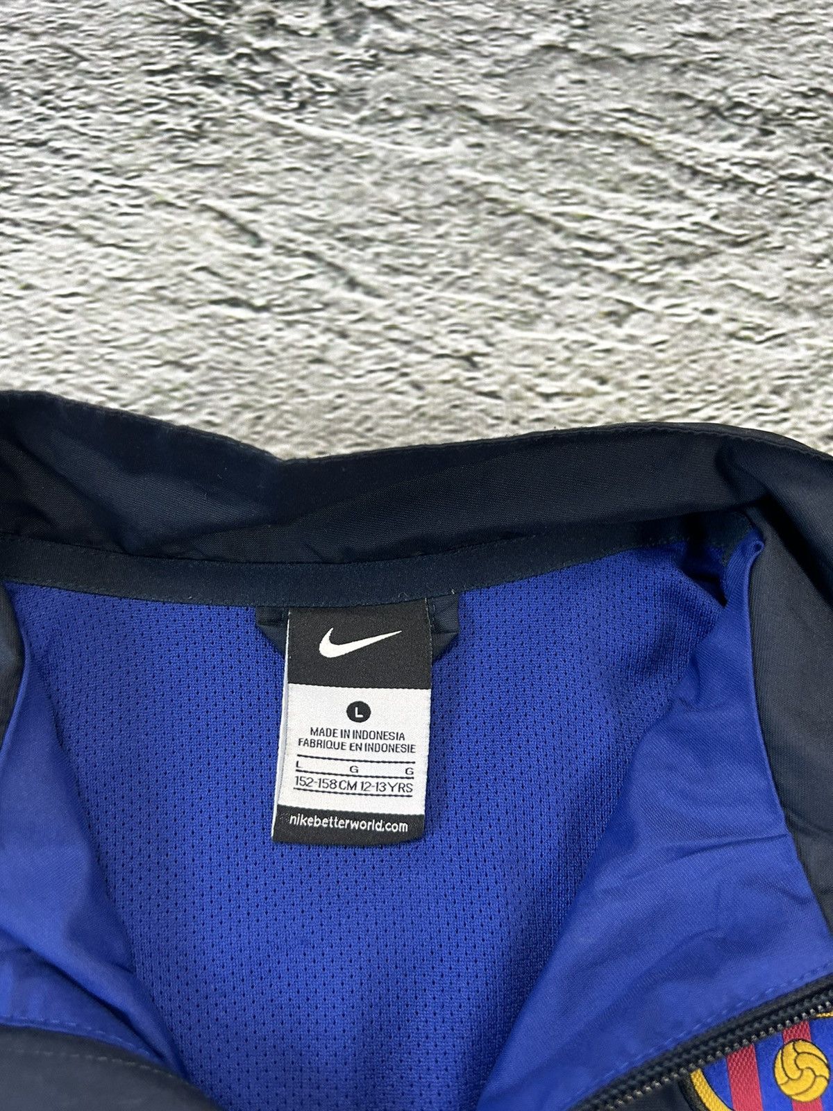 Nike FC Barcelona Nike track suit navy pants jacket Size US S / EU 44-46 / 1 - 4 Thumbnail