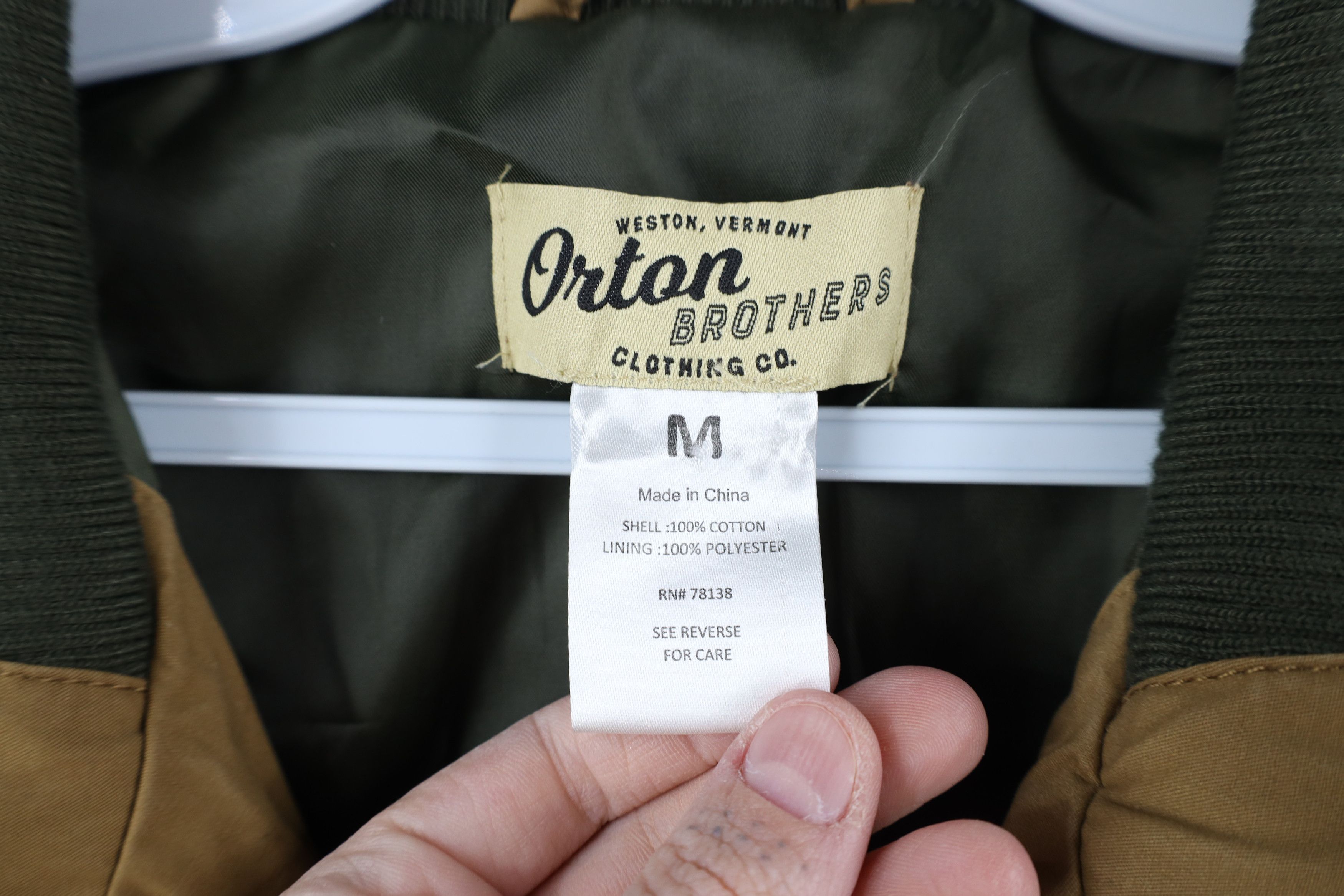 Vintage Orton Brothers Distressed Lined Full Zip Bomber Jacket Brown Size US M / EU 48-50 / 2 - 8 Thumbnail