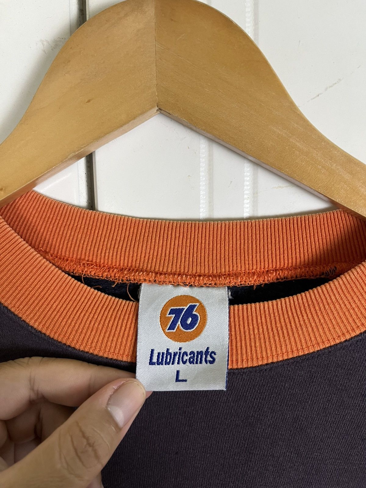 Japanese Brand Vintage 90s 76 Lubricants Sweatshirt Size US L / EU 52-54 / 3 - 10 Thumbnail