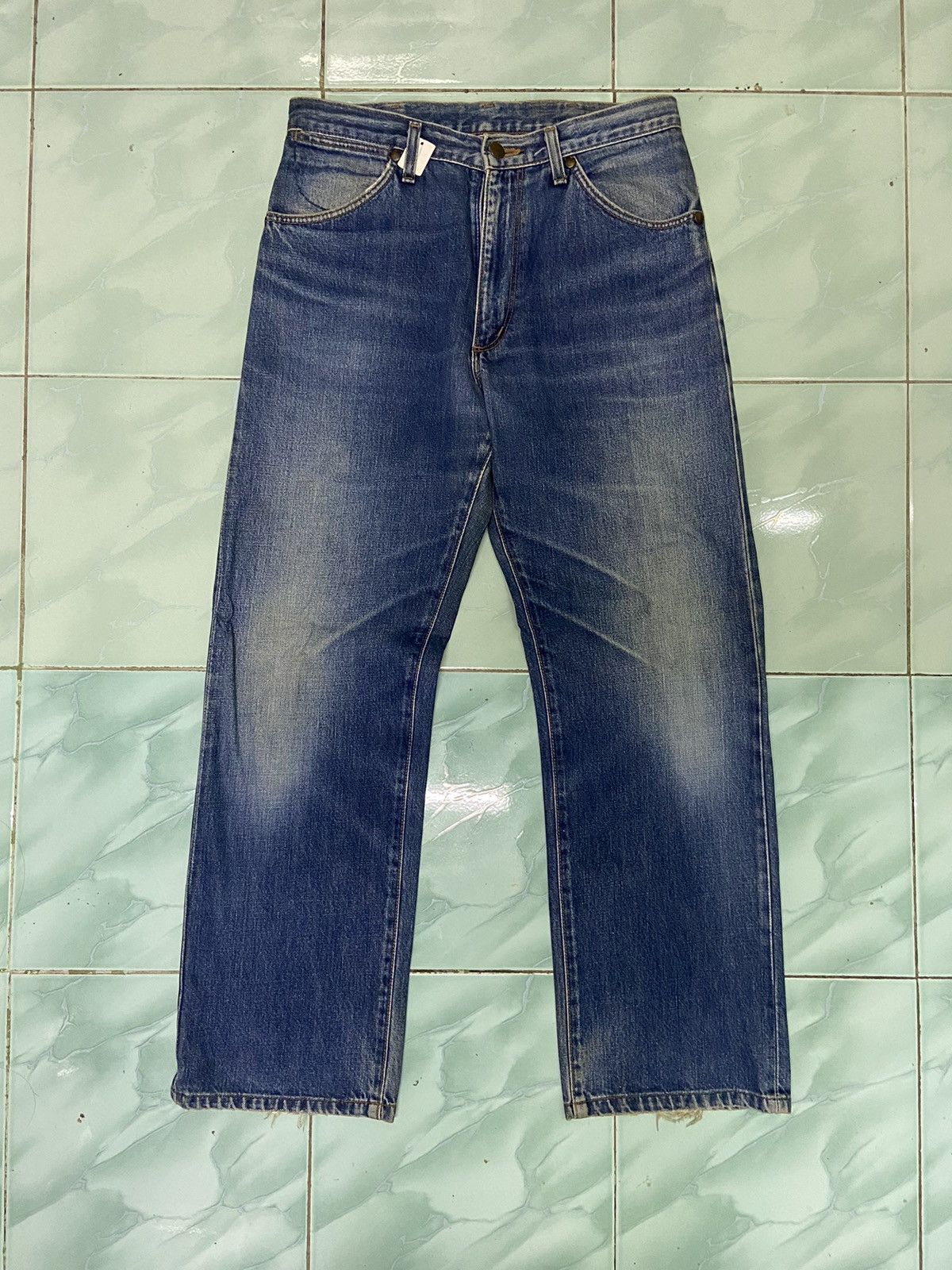 Wrangler Vintage 80s Vintage Wrangler jeans Distressed Size US 30 / EU 46 - 5 Thumbnail