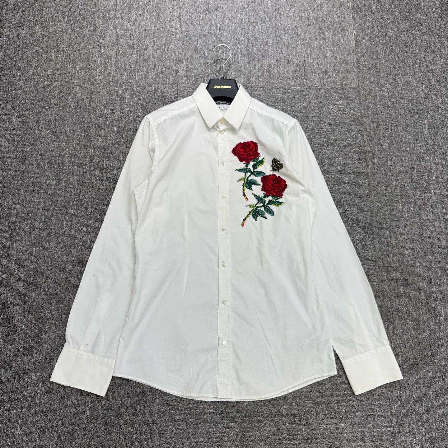 DG 0937 floral embroidery shirt 39M