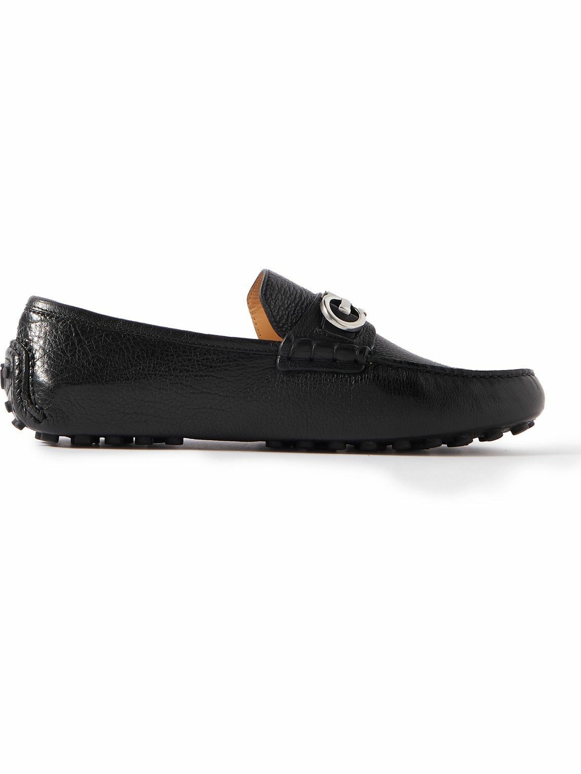 Salvatore Ferragamo o1s1rm1125 Leather Loafers in Black Size US 10 / EU 43 - 1 Thumbnail