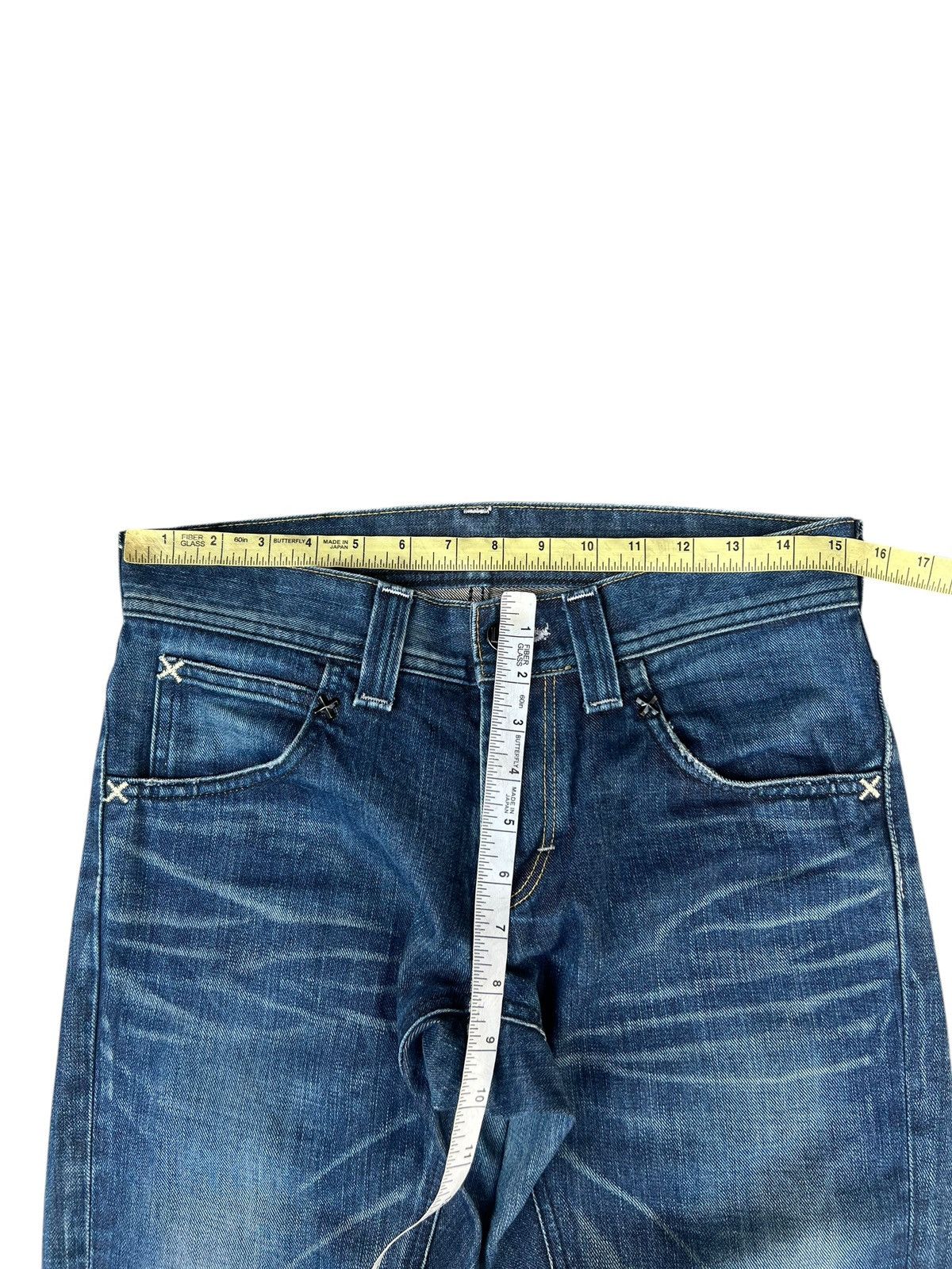 Lee Vintage Y2K Lee Riders Faded Denim Flare Jeans Size US 30 / EU 46 - 4 Thumbnail