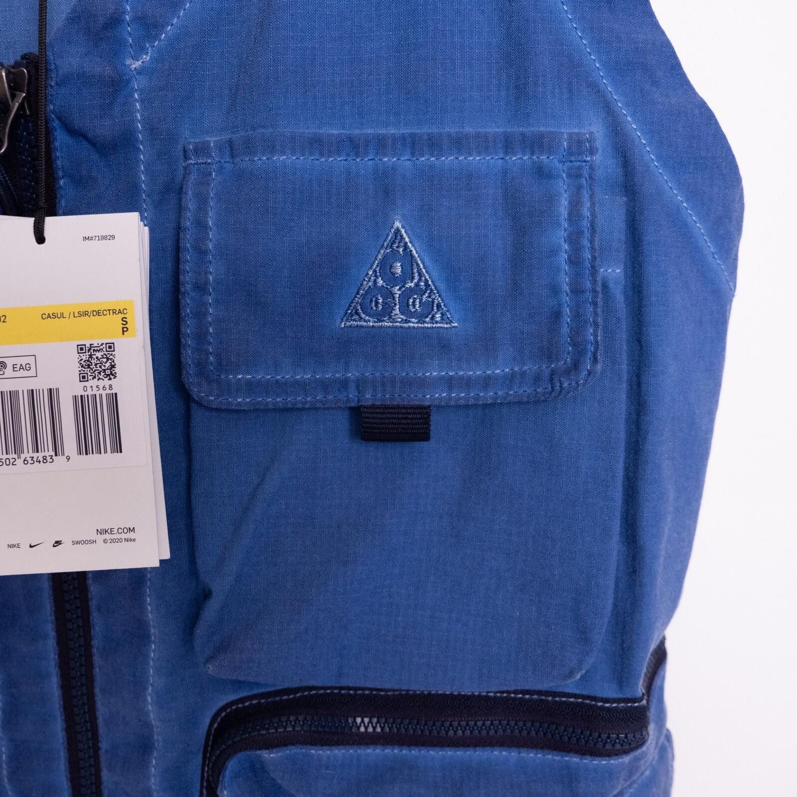 Nike ACG Nike ACG Watchman Peak Blue Utility Pocket Vest Small NEW Size US S / EU 44-46 / 1 - 5 Thumbnail
