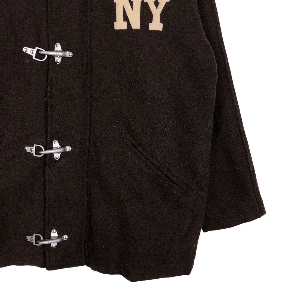 Japanese Brand × Vintage 🔥VINTAGE WOOL JACKET IL DOMANI NY NEW YORK BIG LOGO Size US M / EU 48-50 / 2 - 5 Thumbnail