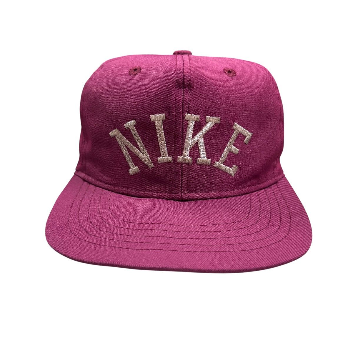 Vtg🔥90’s Nike Fun Run Spellout Embroidery Logo Caps