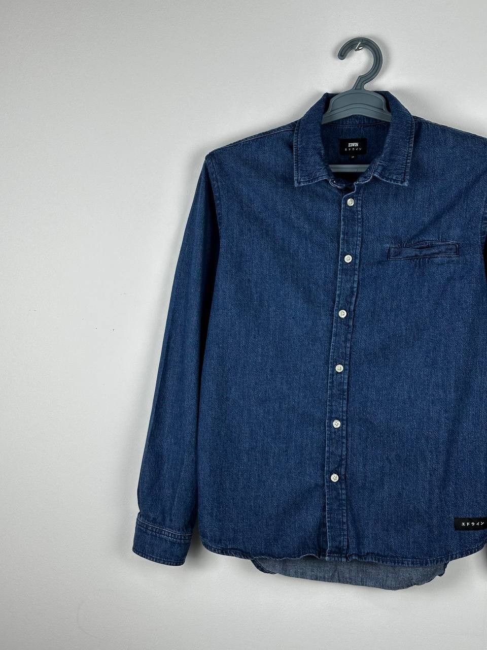 Edwin × Japanese Brand Edwin Indigo Denim Shirt Japanese Brand Size M Size US M / EU 48-50 / 2 - 2 Thumbnail