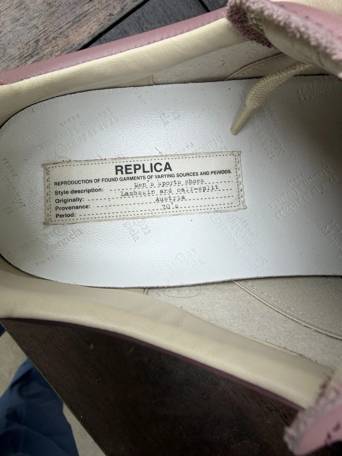 Maison Margiela Maison Margiela Replica GAT Pink 12 45 Low Tops Gum Size US 12 / EU 45 - 9 Thumbnail