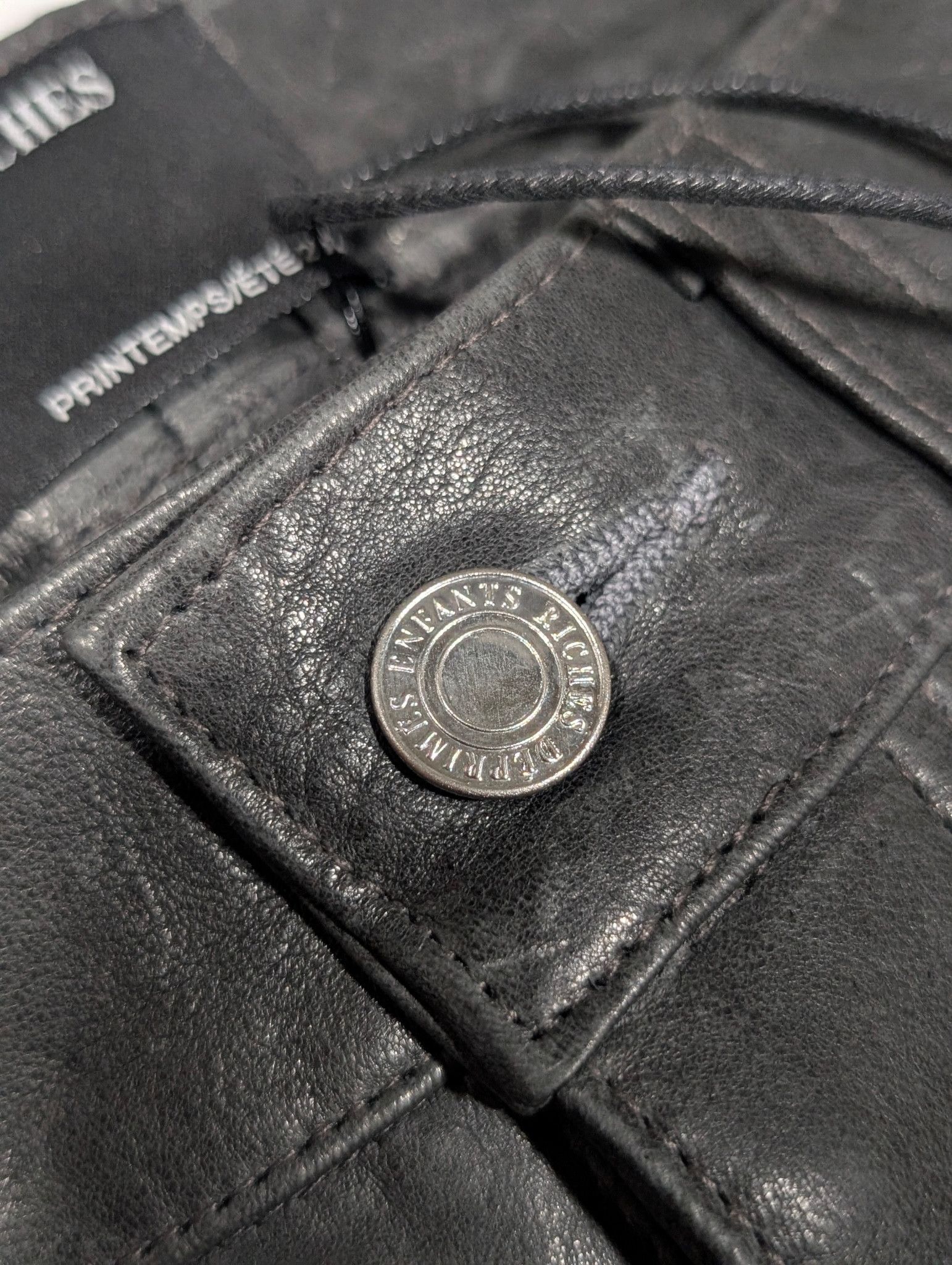 Enfants Riches Deprimes Leather Double Knee Carpenter Pants Size US 30 / EU 46 - 5 Thumbnail