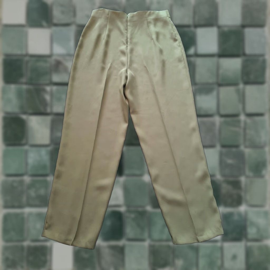Vintage Kemp Collection Green Polyester Pants Womens Size 14 Size 36" / US 14 / IT 50 - 1 Thumbnail