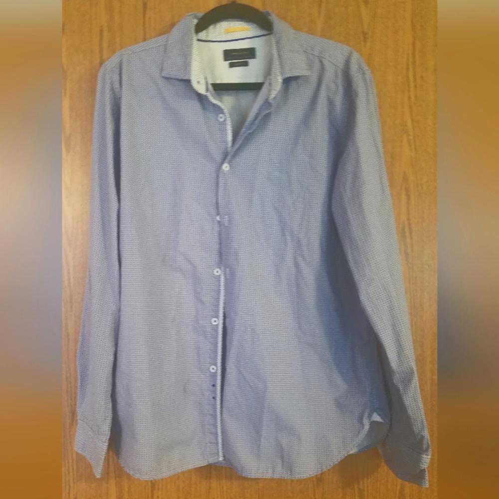 Designer Denim & Flower Slim Fit Shirt Size XL Size US XL / EU 56 / 4 - 1 Thumbnail