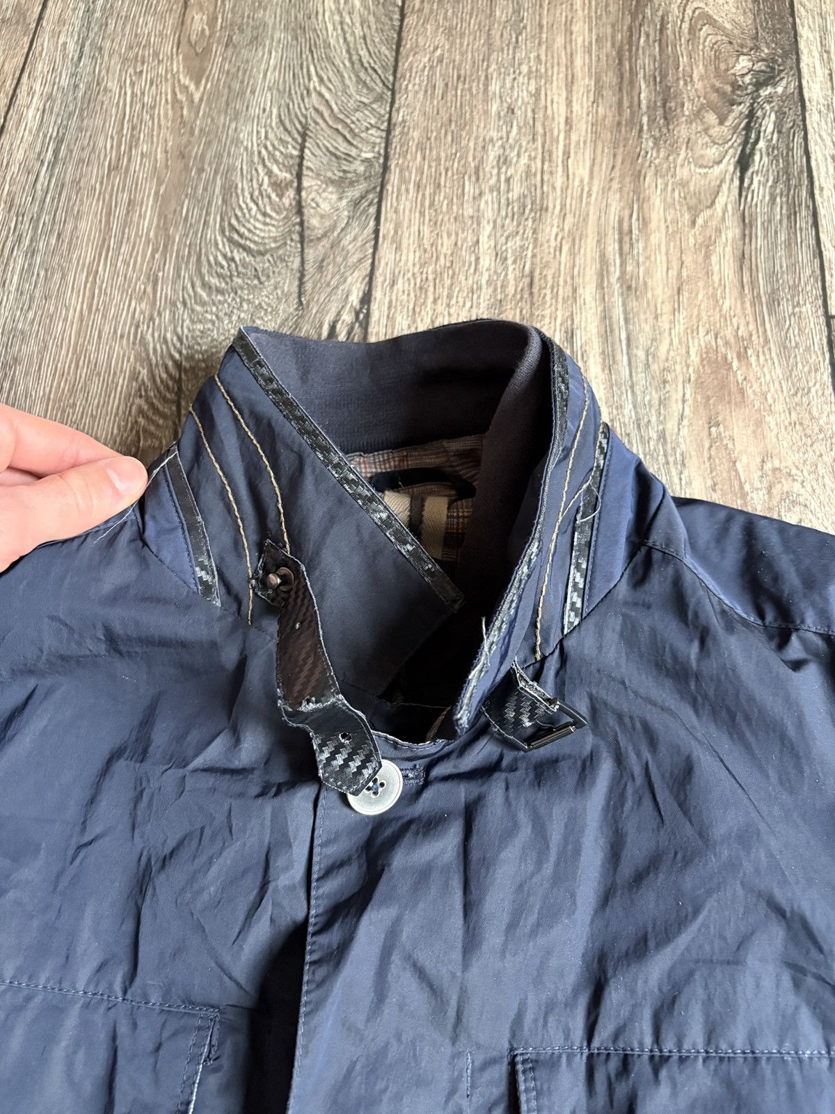 Gimo's Gimo's Men's Light Multi Pocket Italian Designer Jacket Size US M / EU 48-50 / 2 - 2 Thumbnail