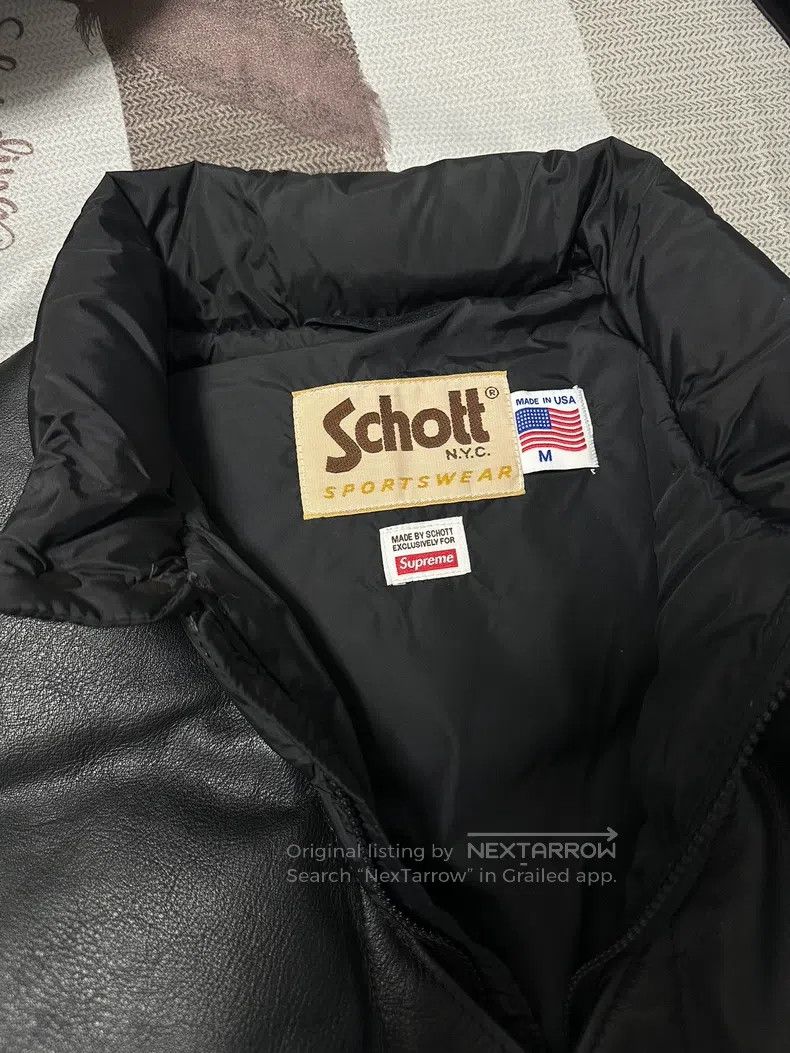 Schott Schott Co-branded cowhide fake two down jackets Size M / US 6-8 / IT 42-44 - 7 Thumbnail