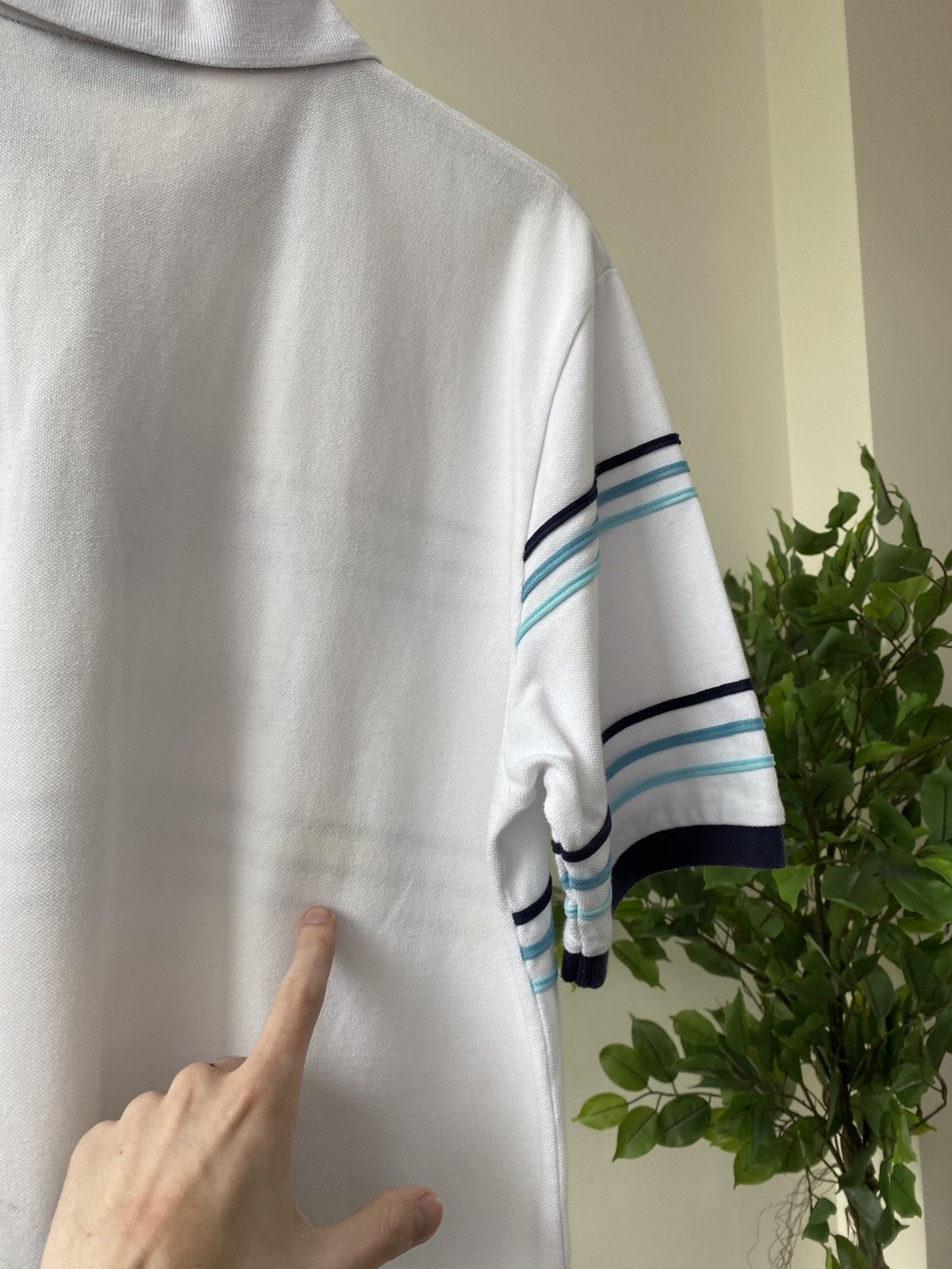 Vintage × Yves Saint Laurent Vintage Yves Saint Laurent Big Logo Print Polo T-shirt Size US XL / EU 56 / 4 - 12 Thumbnail