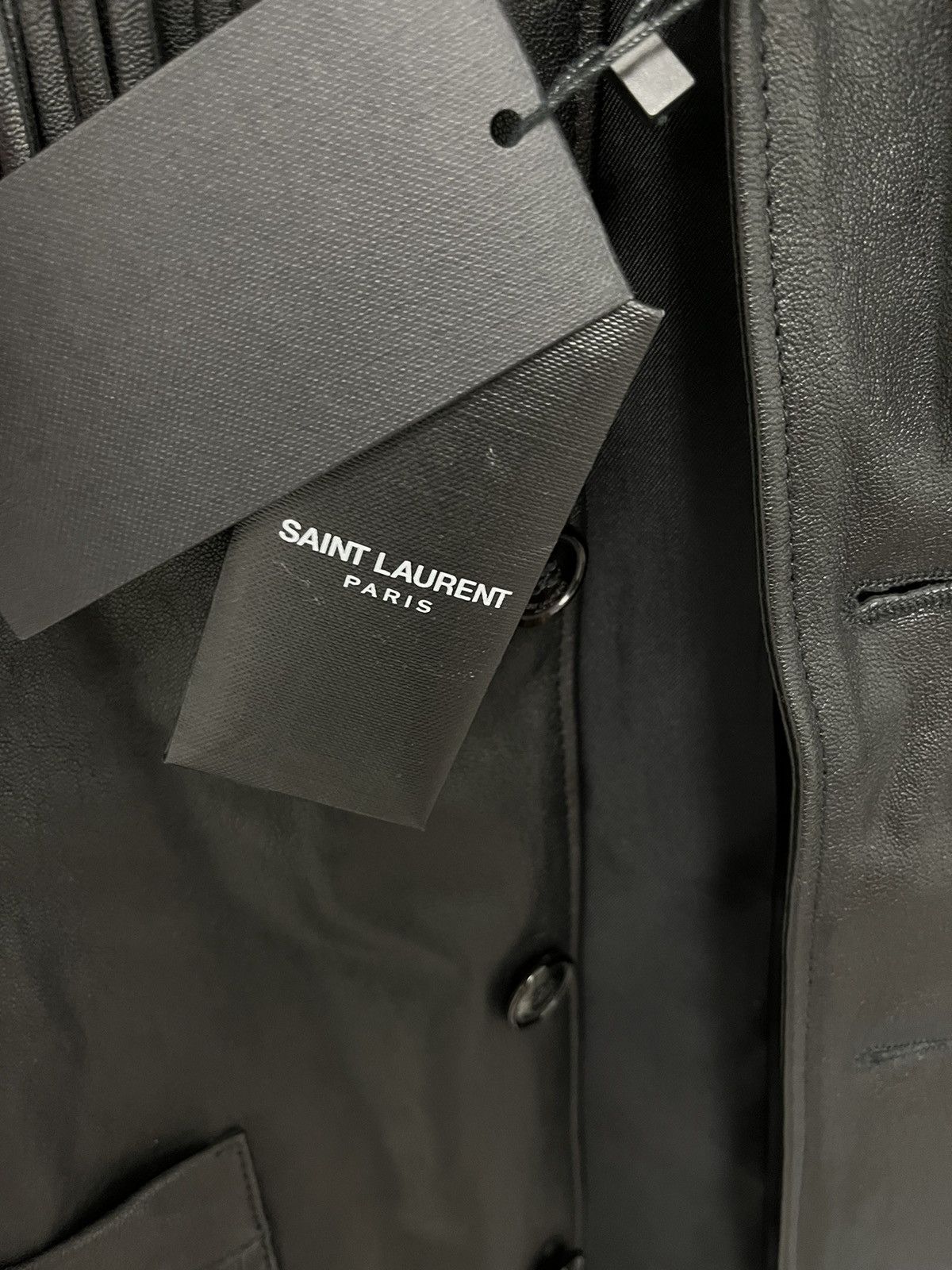 Saint Laurent Paris L12 Curtis Fringe Leather Jacket. Size euro 48 Size M / US 6-8 / IT 42-44 - 20 Thumbnail