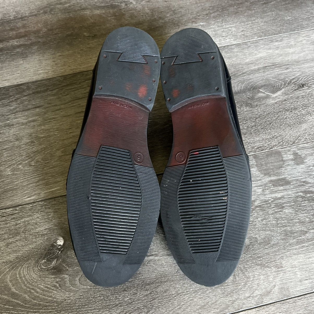 Vintage Vintage 1980s Scott David Tassel Leather Loafers Shoes Black Size US 6 / IT 36 - 5 Thumbnail