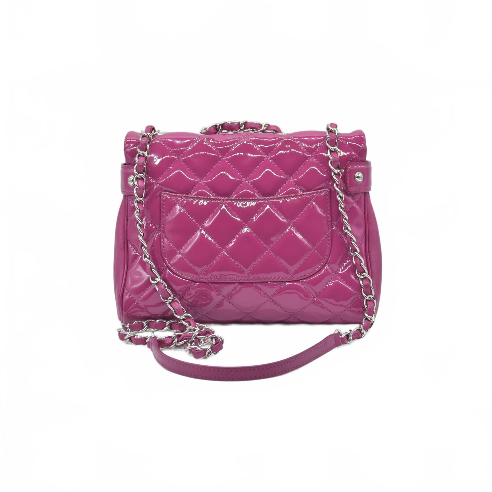 Chanel Chanel CC Quilted Patent Leather Crossbody Bag Size ONE SIZE - 7 Thumbnail