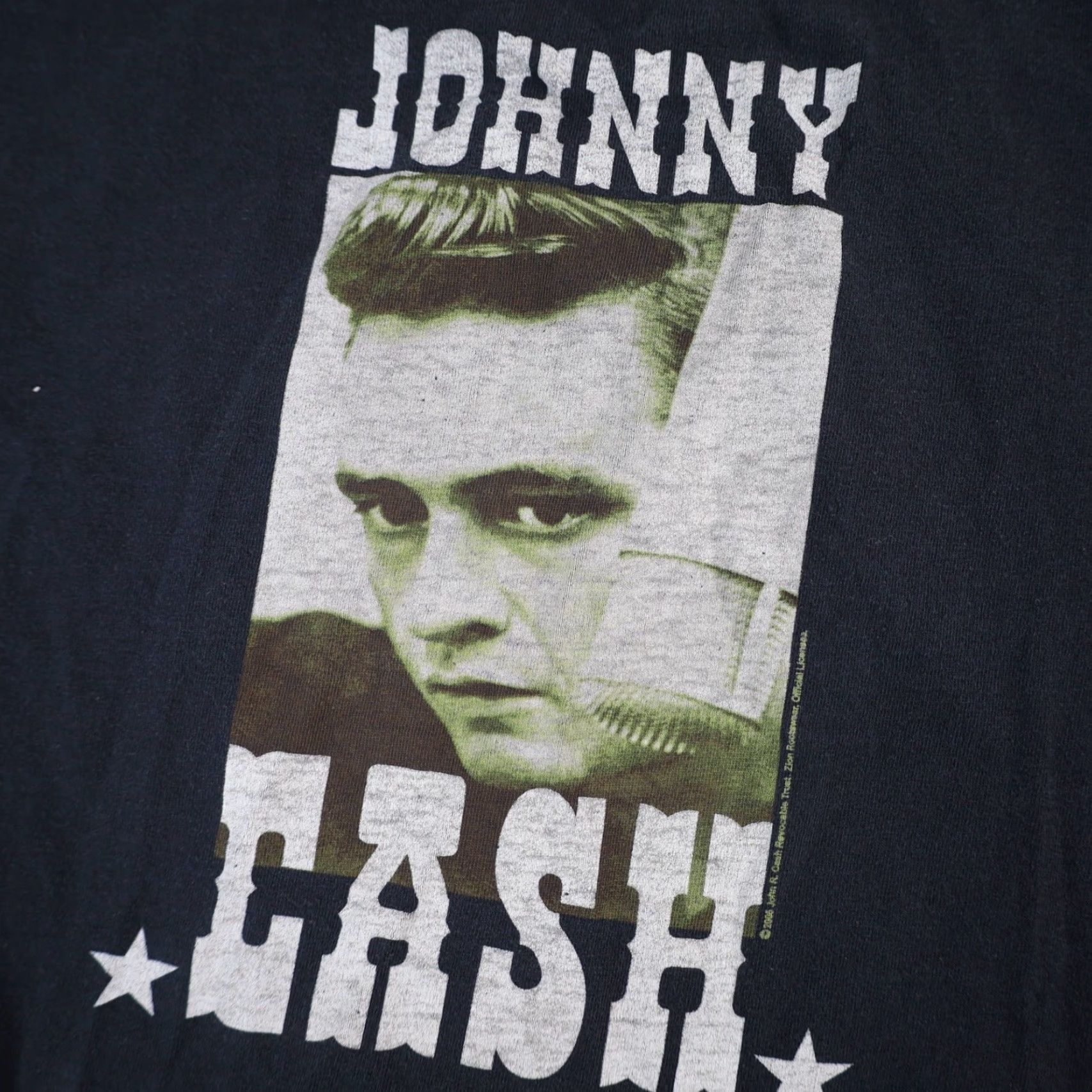 Vintage VINTAGE Johnny Cash Mens Medium Graphic Muscle T Shirt Black Size US M / EU 48-50 / 2 - 4 Thumbnail