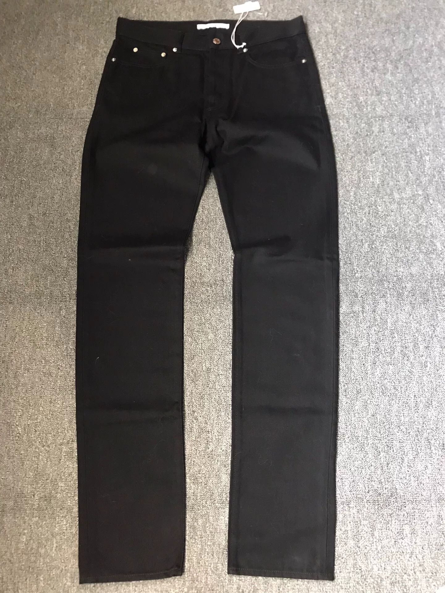 Givenchy Givenchy Black Straight-Leg Embroidered Jeans Size US 32 / EU 48 - 1 Thumbnail
