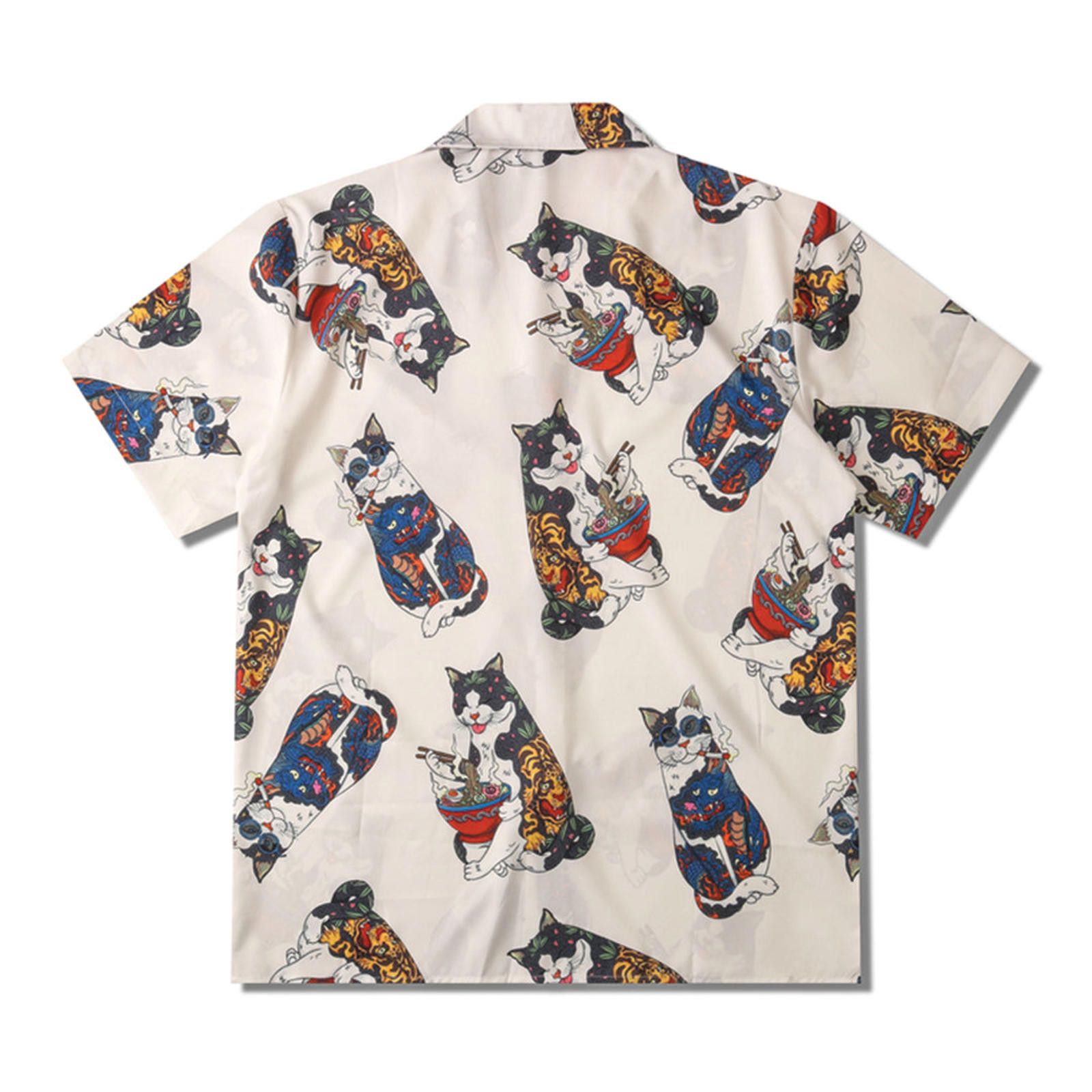 Other Japanese Style Print Anime Funny Cartoon Short Sleeve Shirt Size US M / EU 48-50 / 2 - 2 Thumbnail
