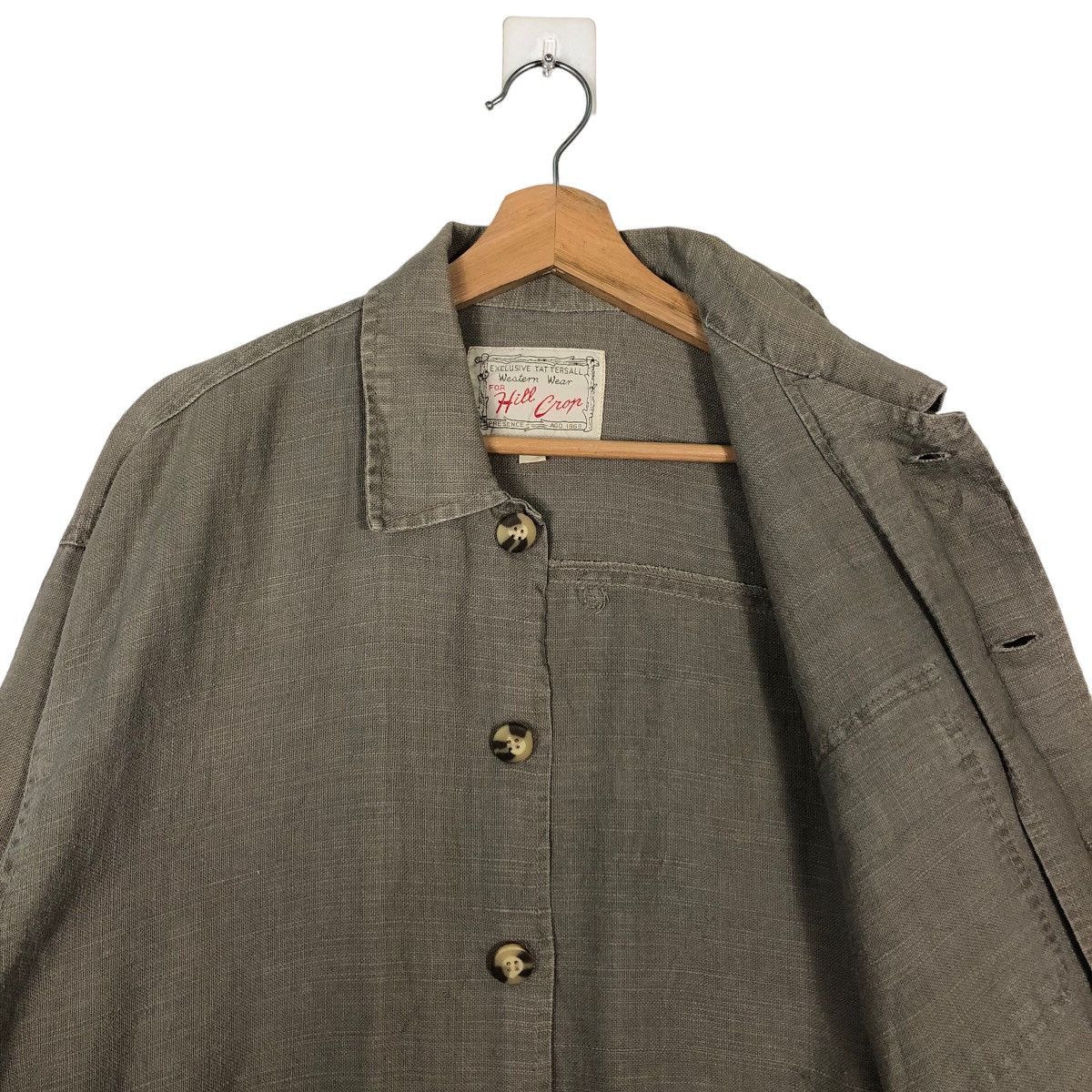 Issey Miyake 🔥Vintage Hikory Chore Jacket Hill Crop Western Made Design Size US M / EU 48-50 / 2 - 10 Thumbnail