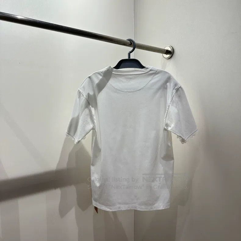 Hermes Hermes Lace Cut-Out Short Sleeve T-Shirt Size XS / US 0-2 / IT 36-38 - 2 Thumbnail