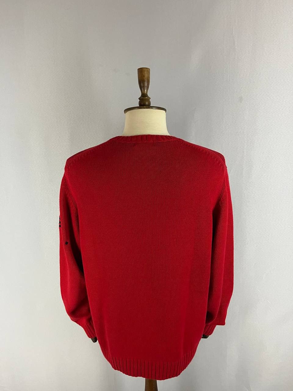 Polo Ralph Lauren Polo Ralph Lauren Sweater Red American Flag Size US XL / EU 56 / 4 - 8 Thumbnail