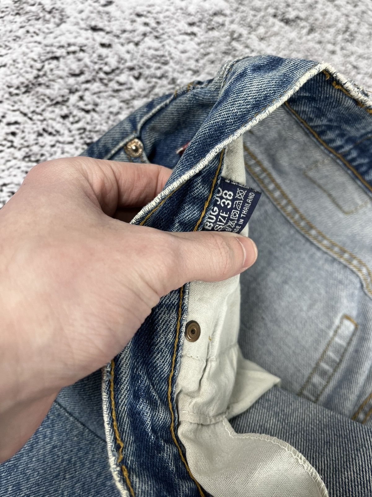 Vintage Vintage Y2K faded double knee workwear Carhartt style jeans Size US 38 / EU 54 - 9 Thumbnail