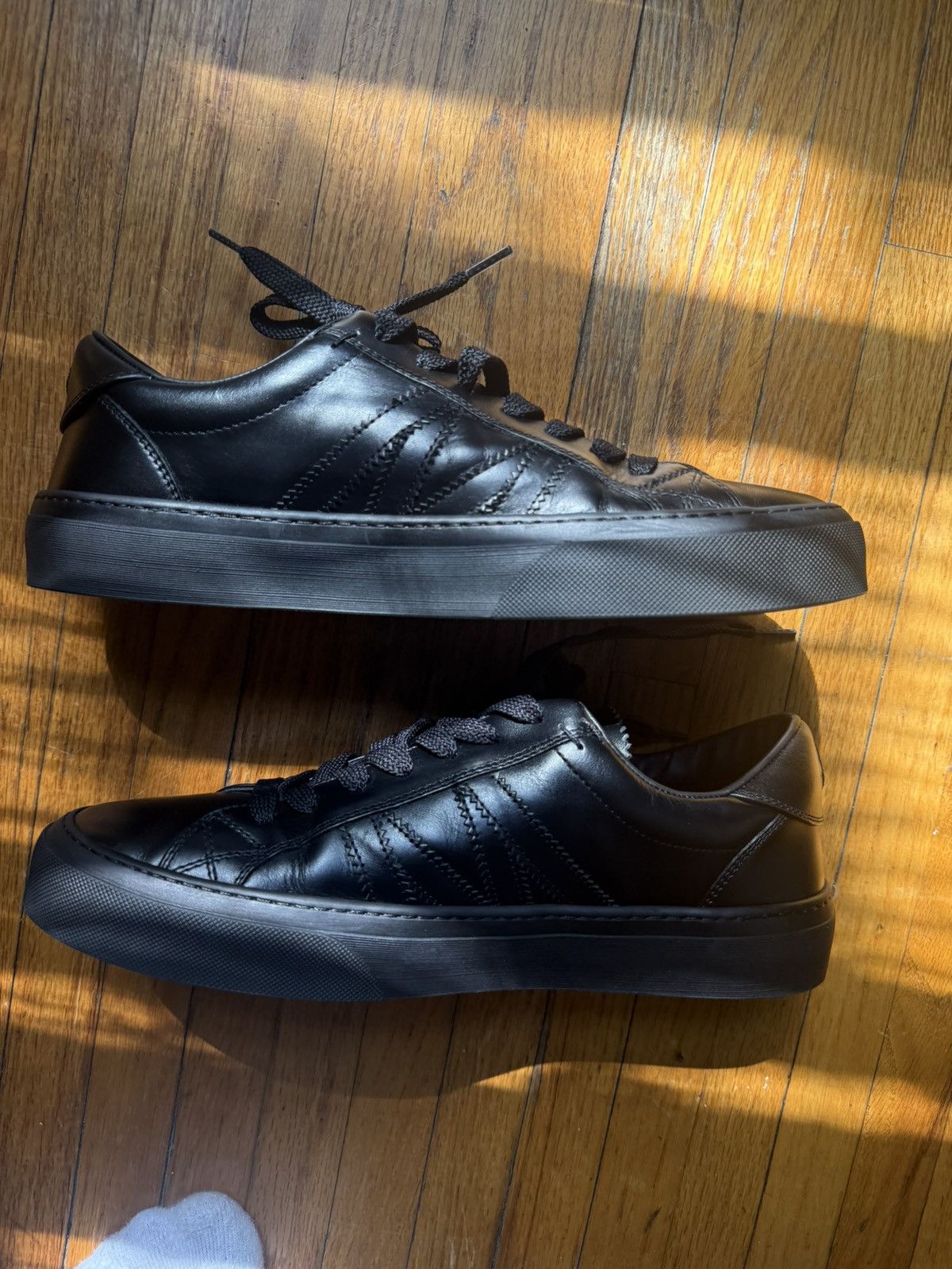 Moncler Moncler Black Monaco Shoes Size US 9 / EU 42 - 3 Thumbnail