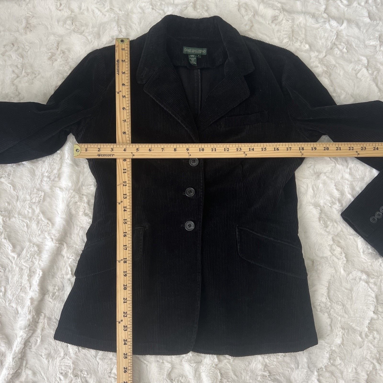Ralph Lauren Lauren Jeans Ralph Lauren Women Corduroy Jacket Black Size S Size S / US 4 / IT 40 - 5 Thumbnail